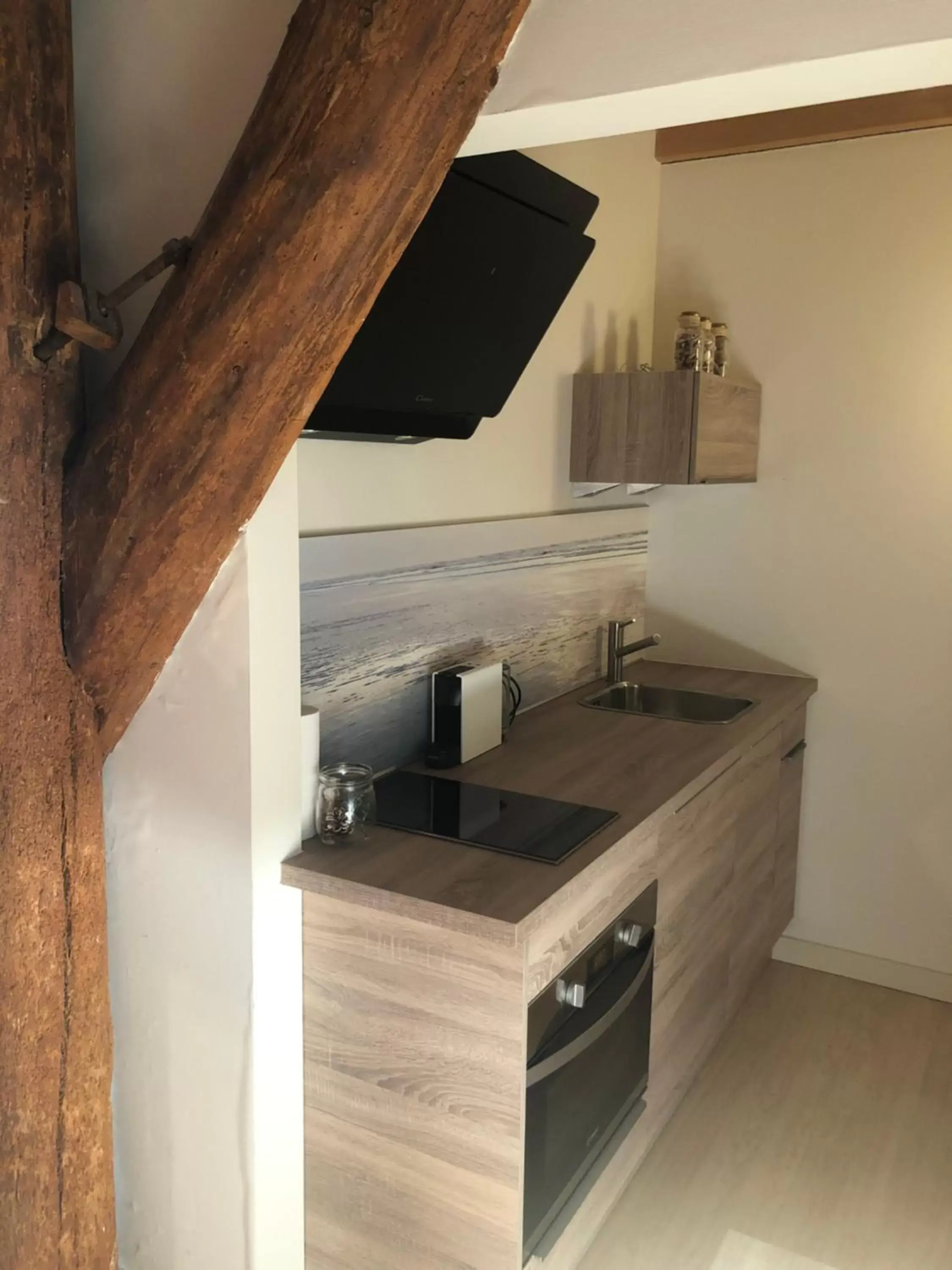 Kitchen/Kitchenette in B&B Idylle aan Zee incl 2 Wellnessstudios