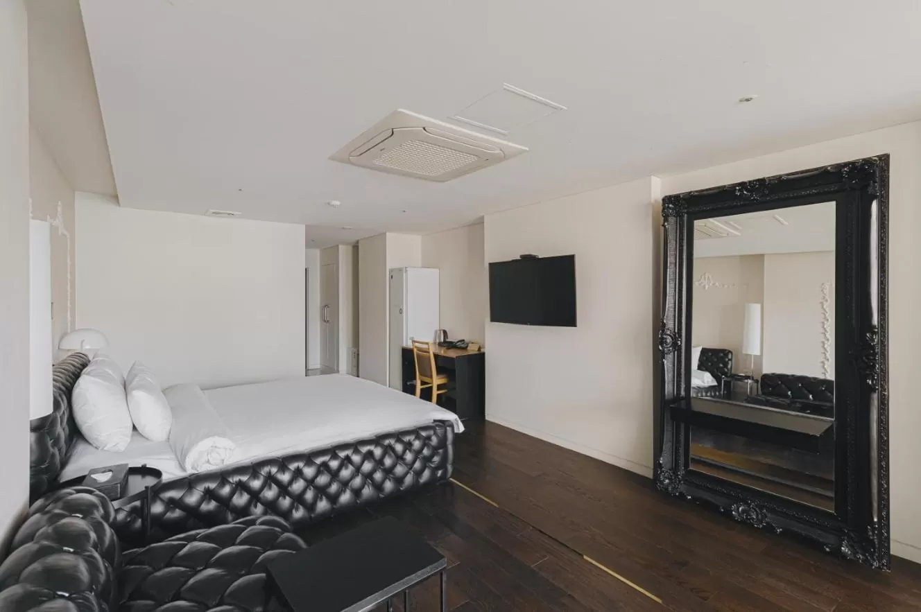 Bed in ACC Design Hotel