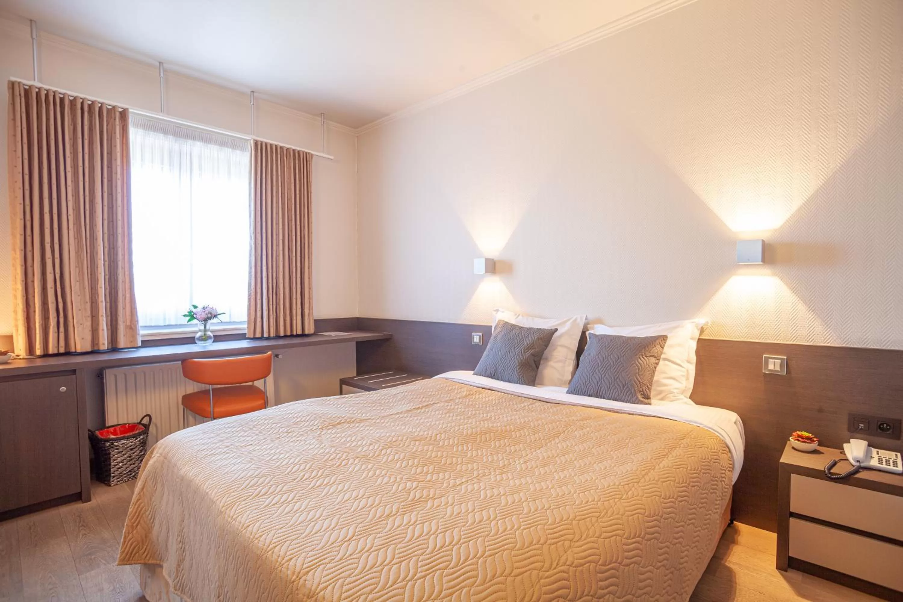Bed in Hotel Monaco Zeebrugge Beach by Rikas Hotels