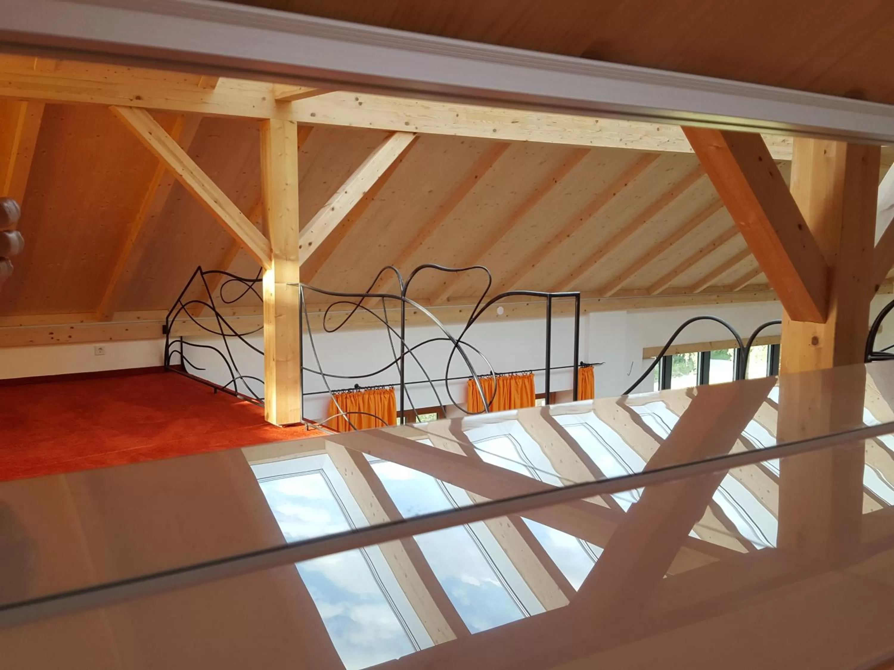 Bed in Sunhill Appartments, klimatisiert