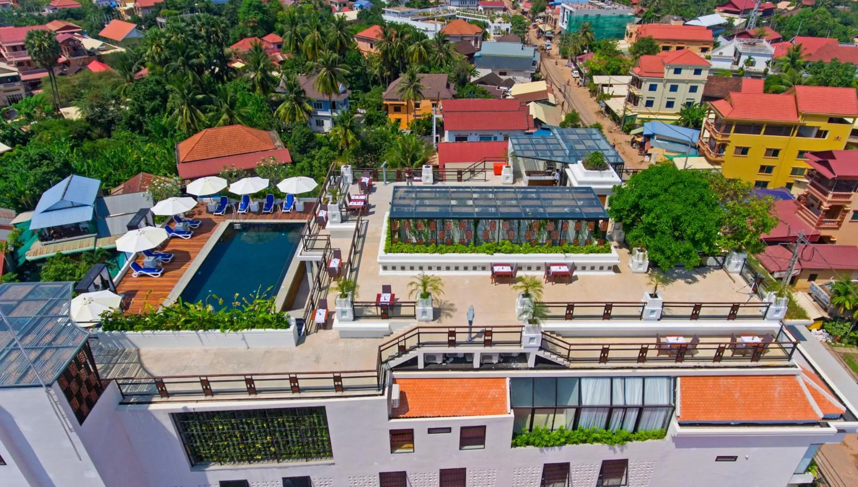View (from property/room), Bird's-eye View in HARI Residence & Spa