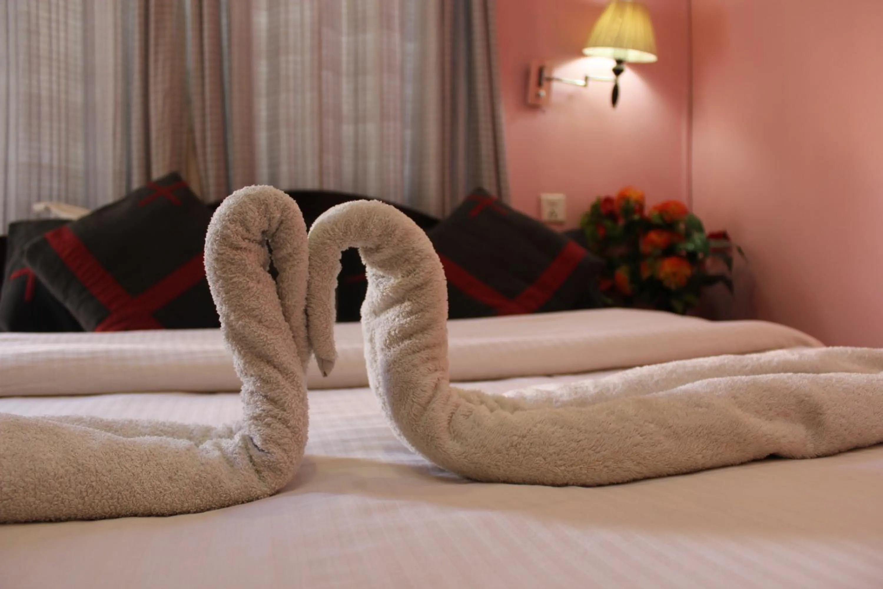 Bedroom, Bed in Hotel Buddha Land