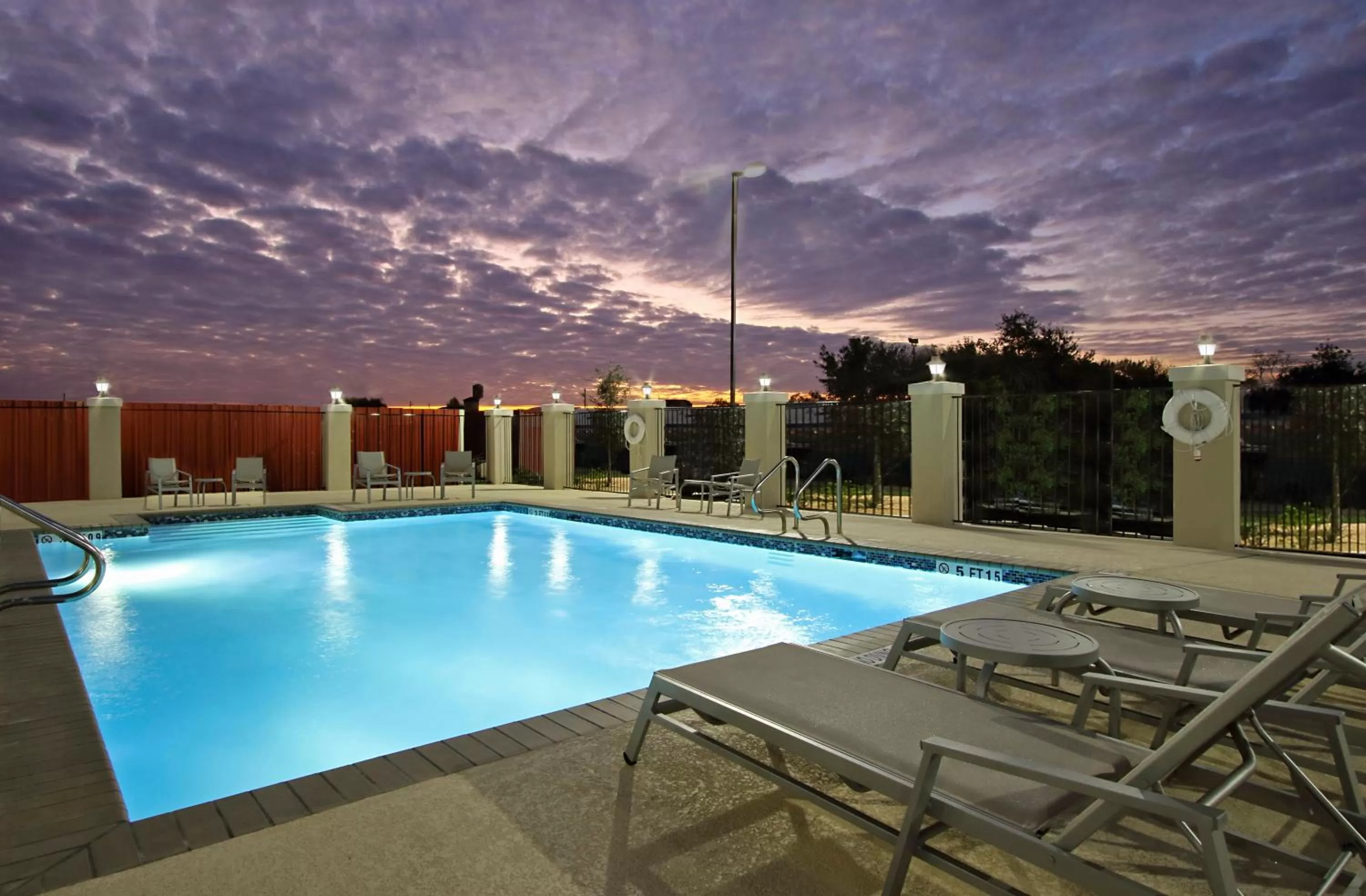 Swimming pool in Holiday Inn Express & Suites - Brookshire - Katy Freeway by IHG