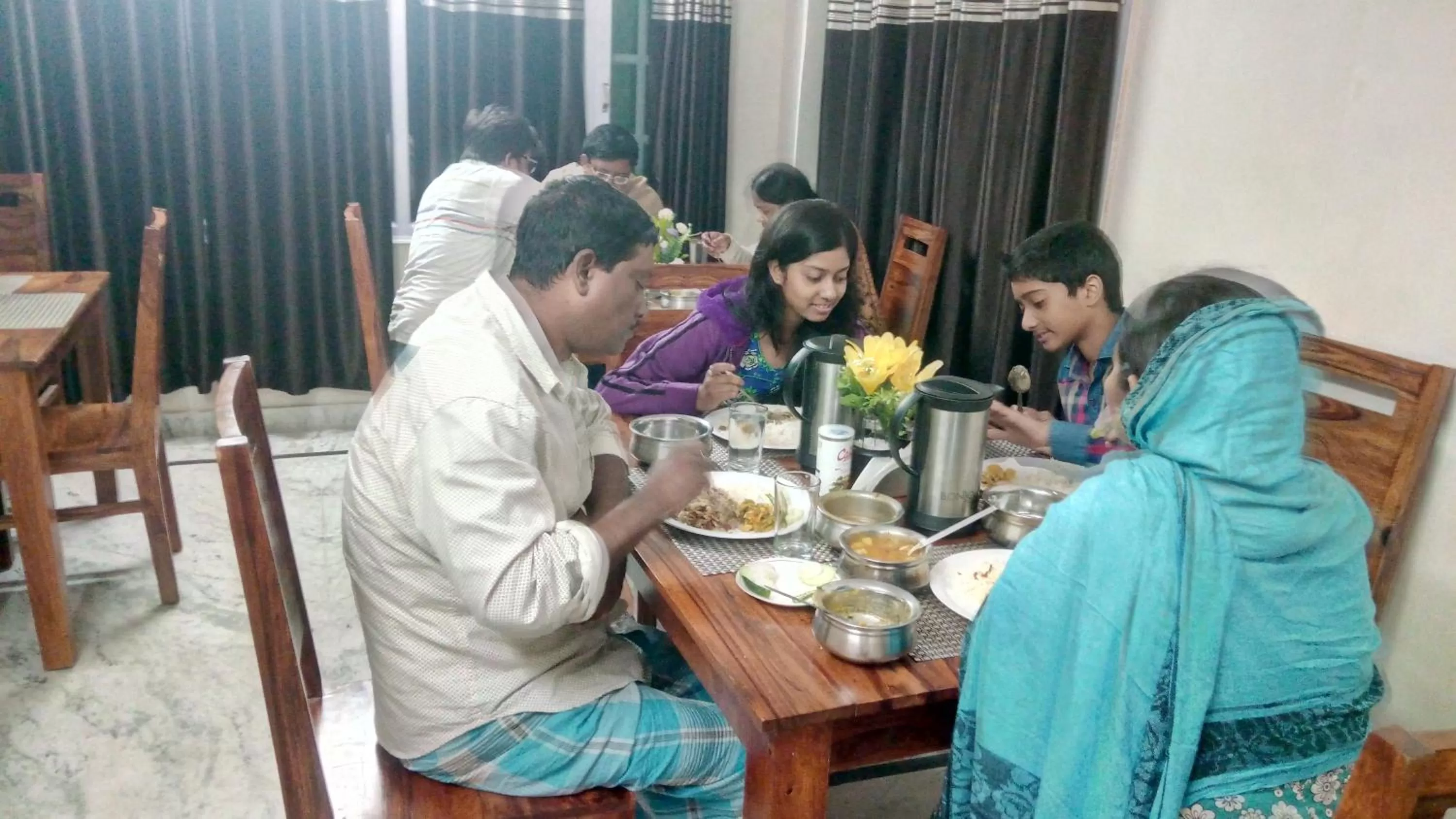 Dining area, Guests in Sai Cottage Shimla