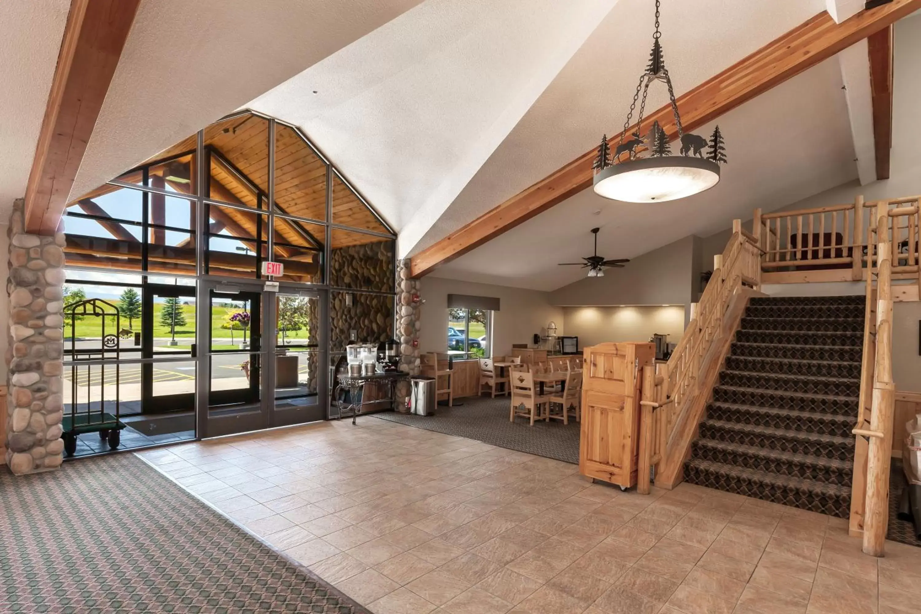 Facade/entrance in MountainView Lodge and Suites