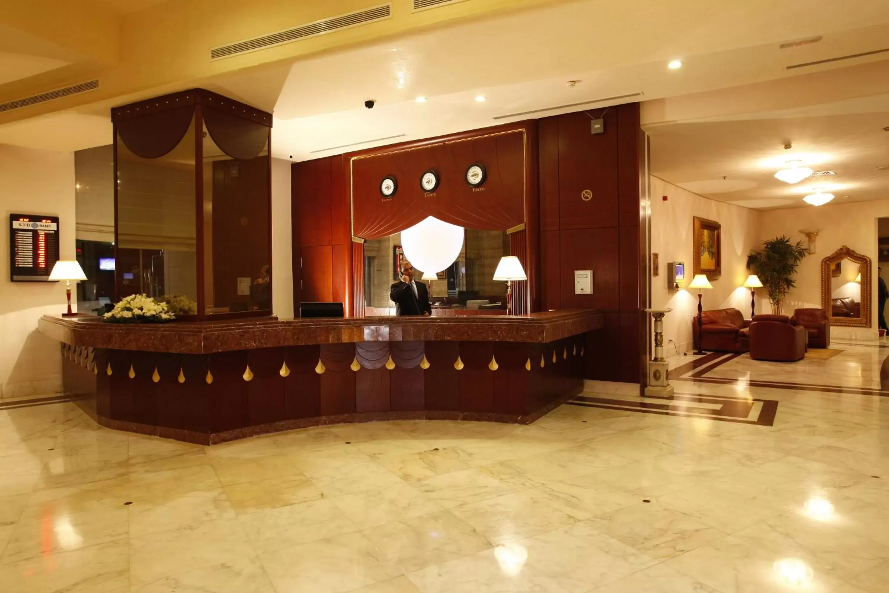 Lobby or reception, Staff in Tunis Grand Hotel