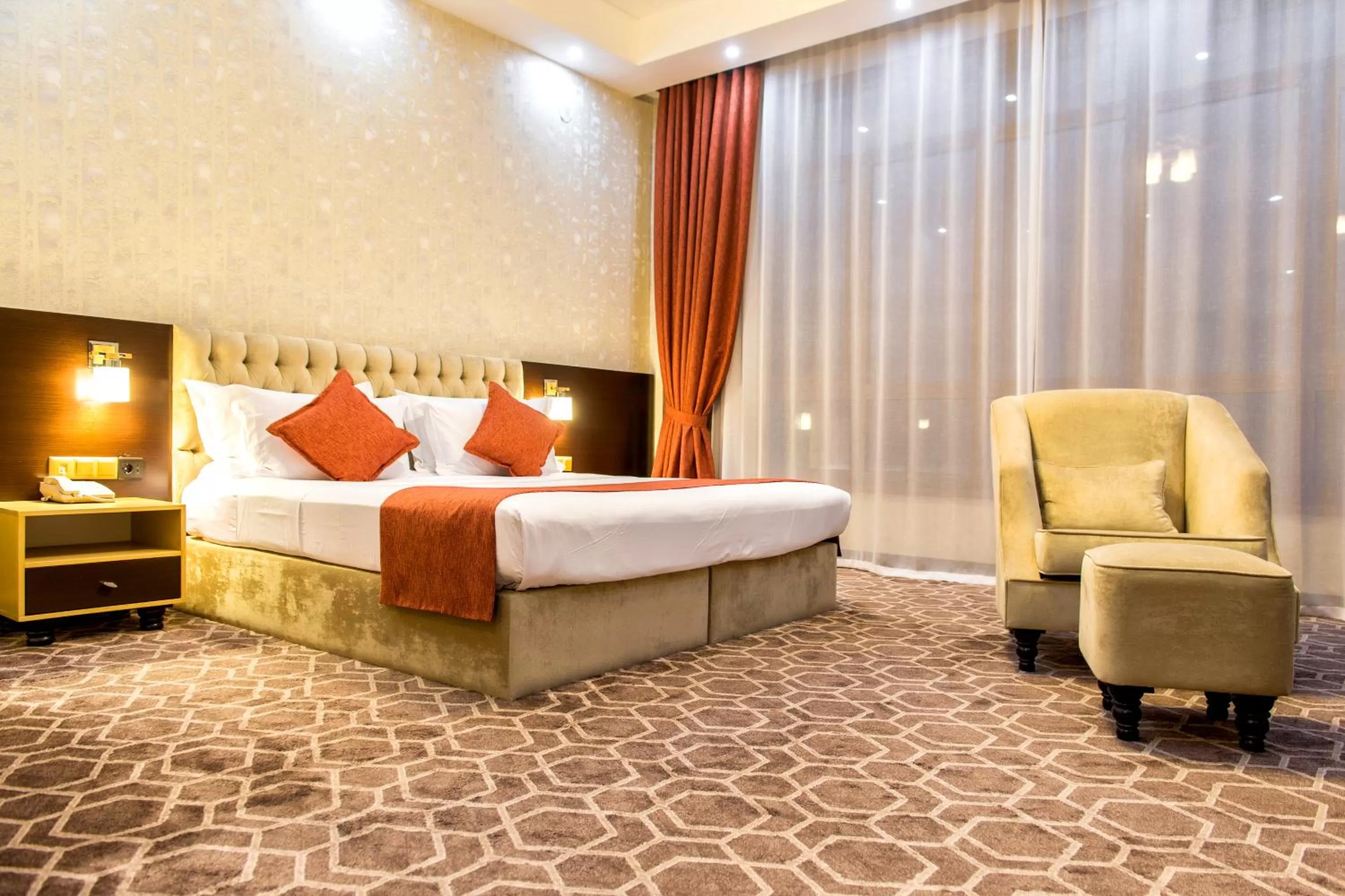 Photo of the whole room, Bed in Megapolis Hotel Shymkent