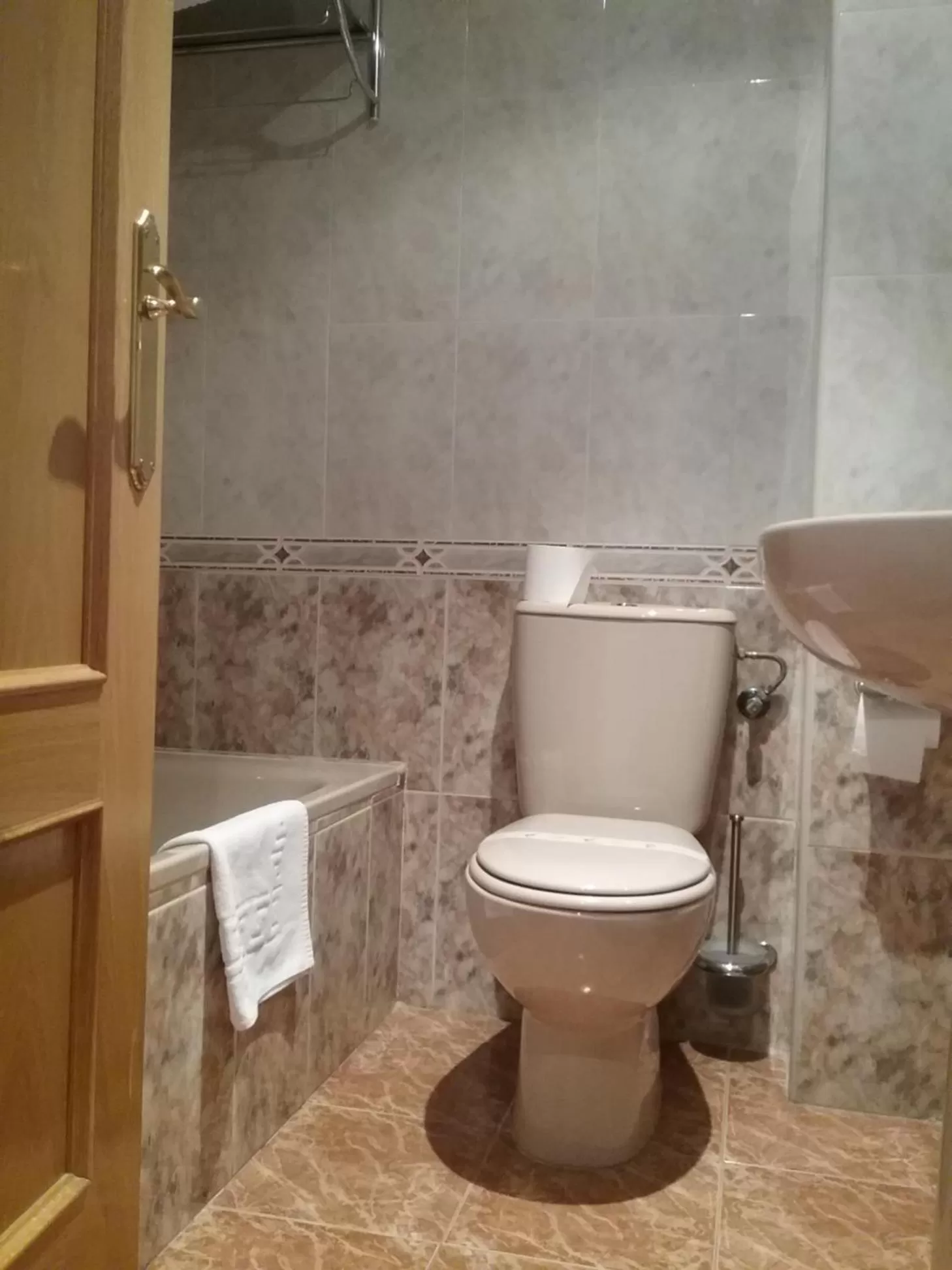 Toilet in Hostal Campus