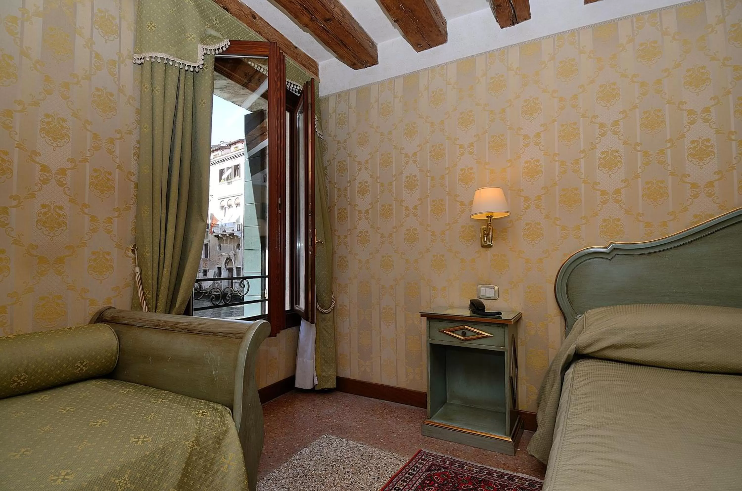 Decorative detail, Bed in Locanda La Corte