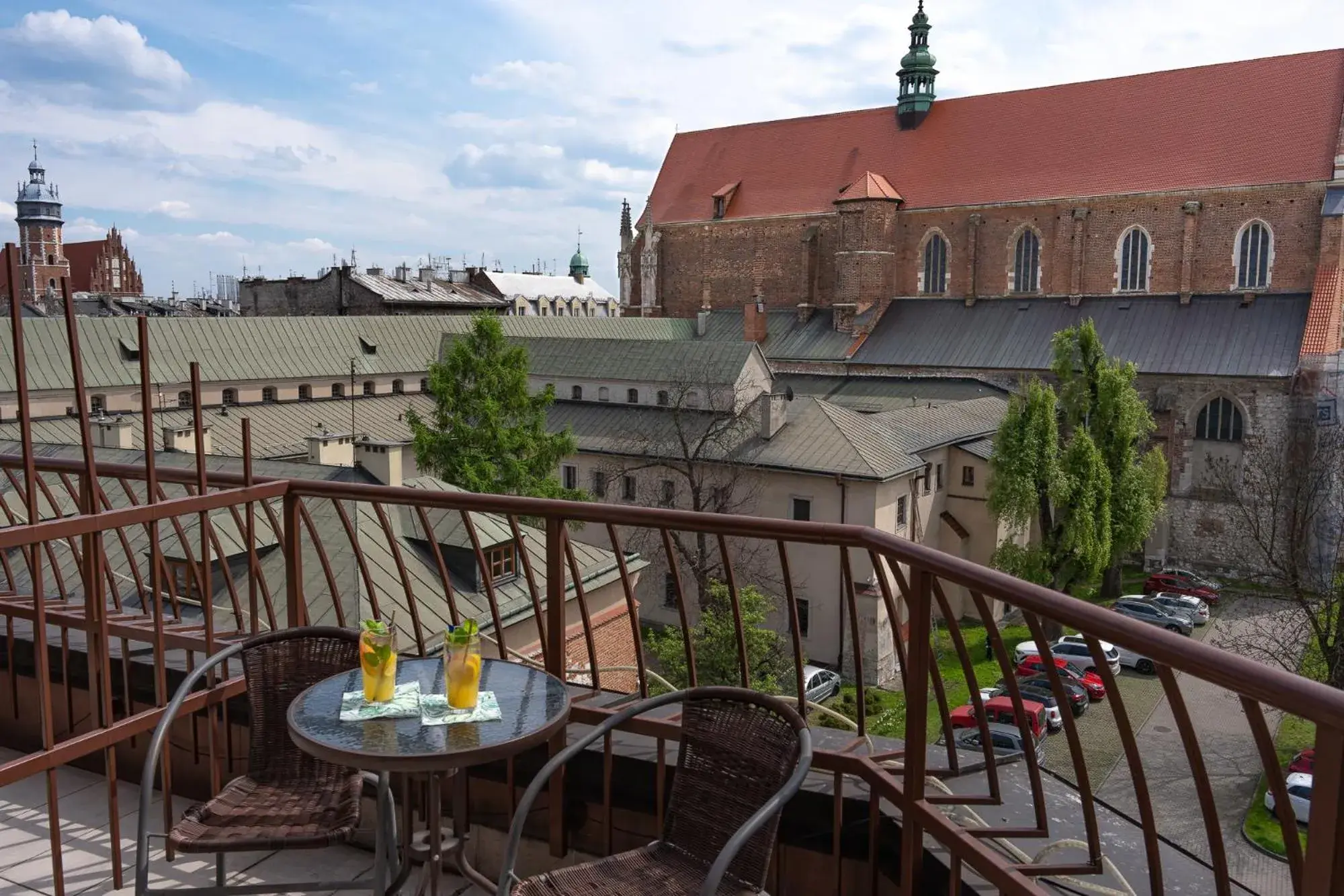 Balcony/Terrace in Hotel Secesja