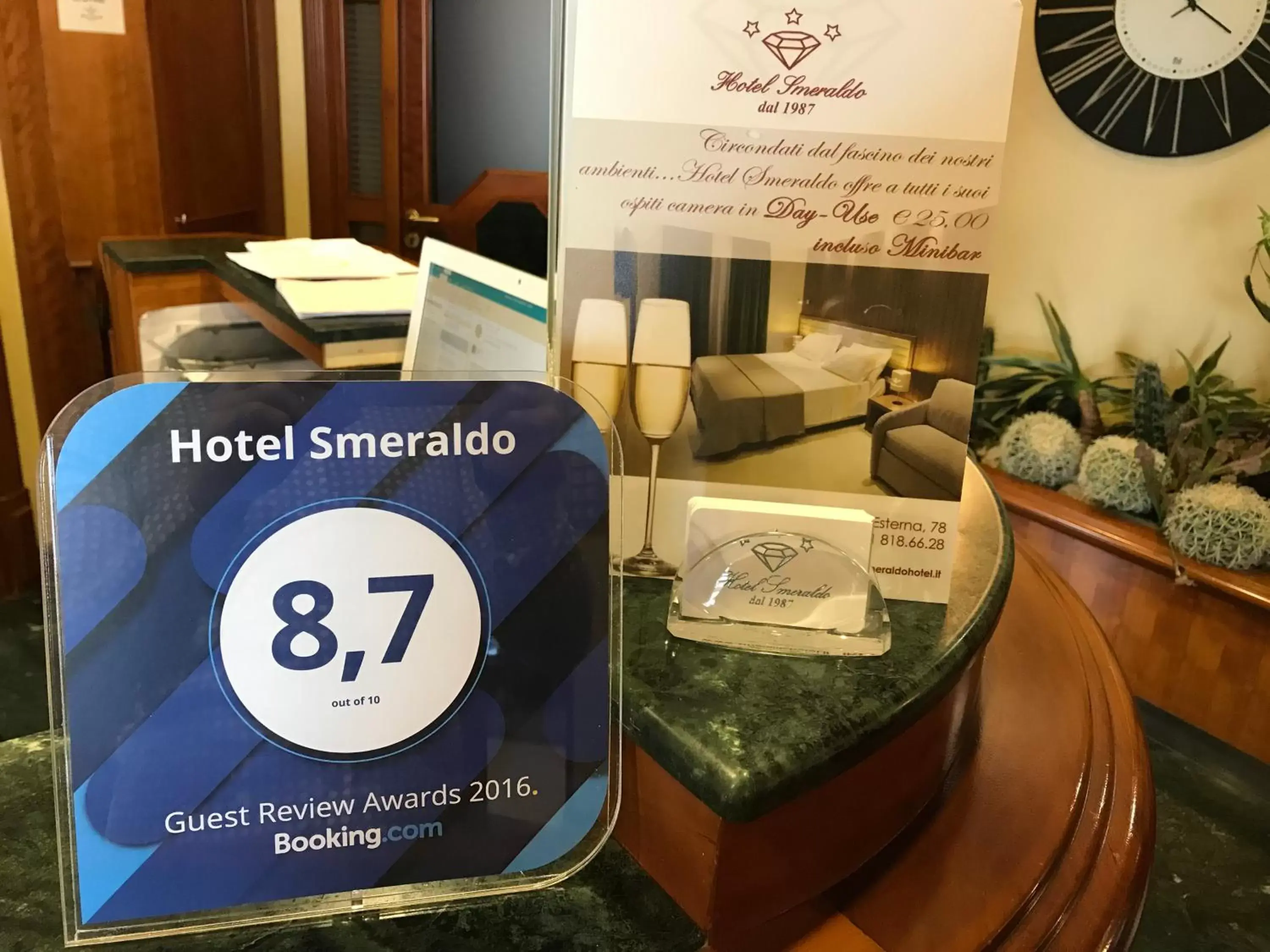 Lobby or reception in Hotel Smeraldo