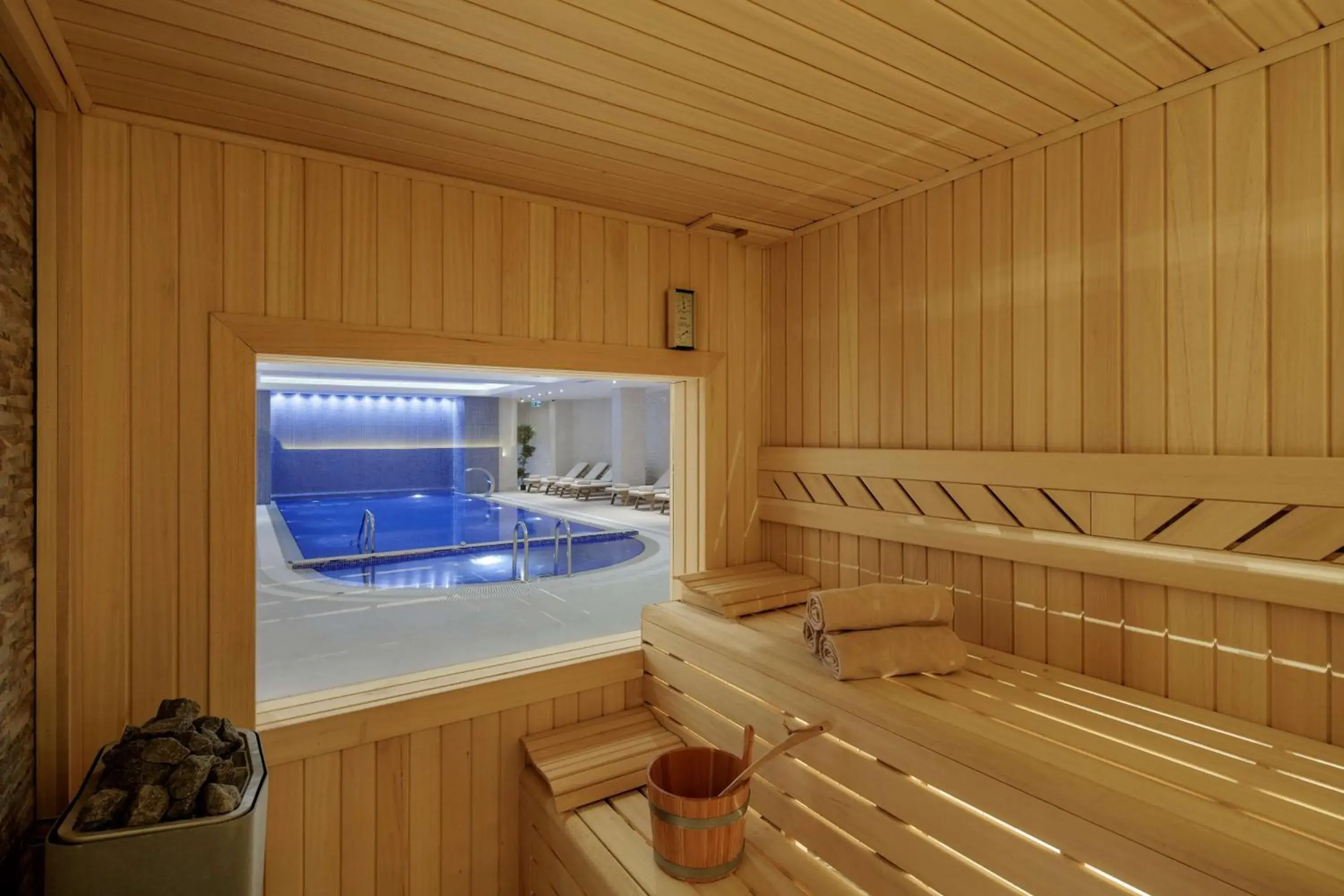 Sauna, Swimming Pool in DoubleTree By Hilton Hotel Istanbul - Tuzla