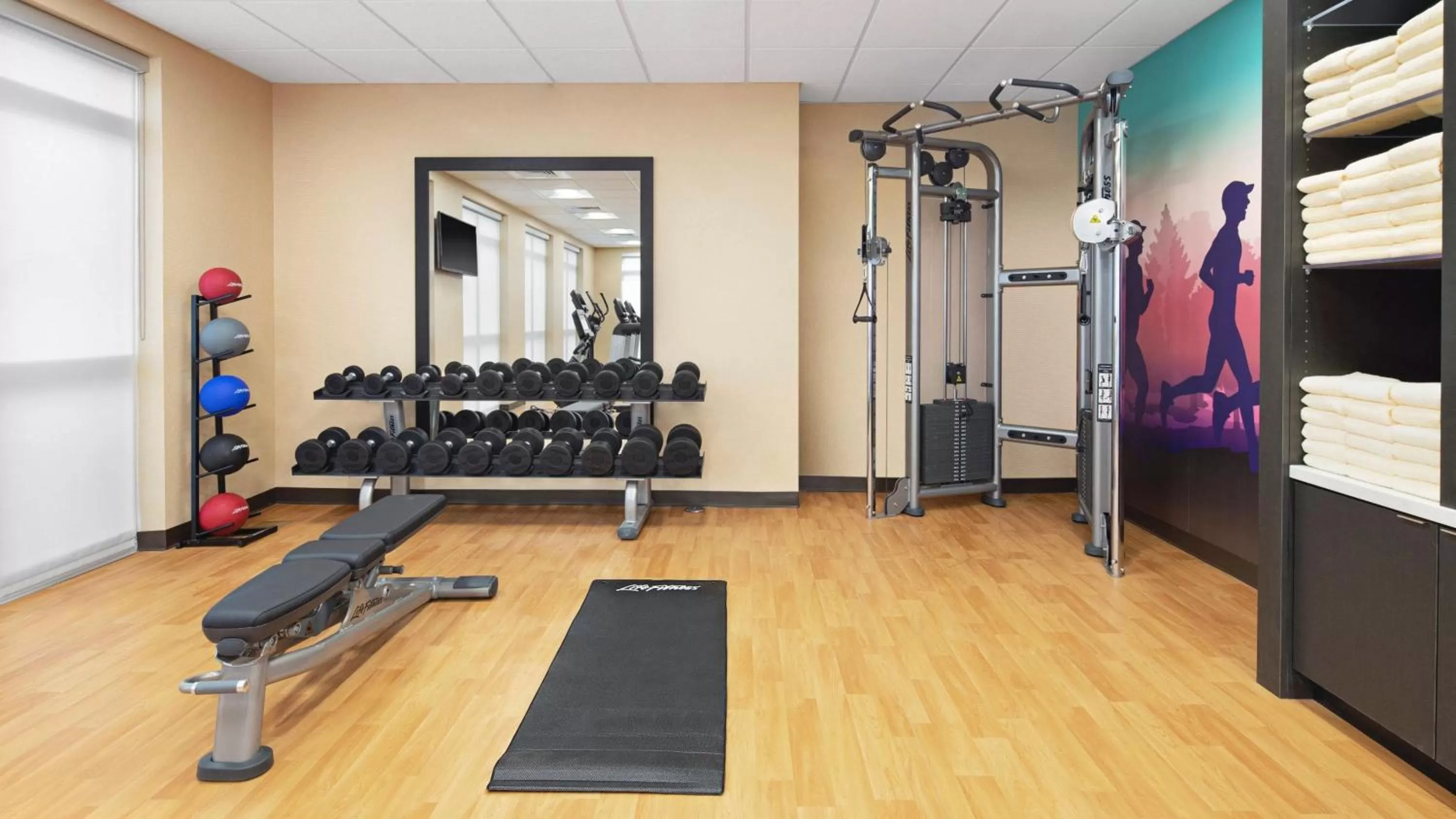 Fitness centre/facilities in Hyatt Place Jacksonville St. Johns Town Center