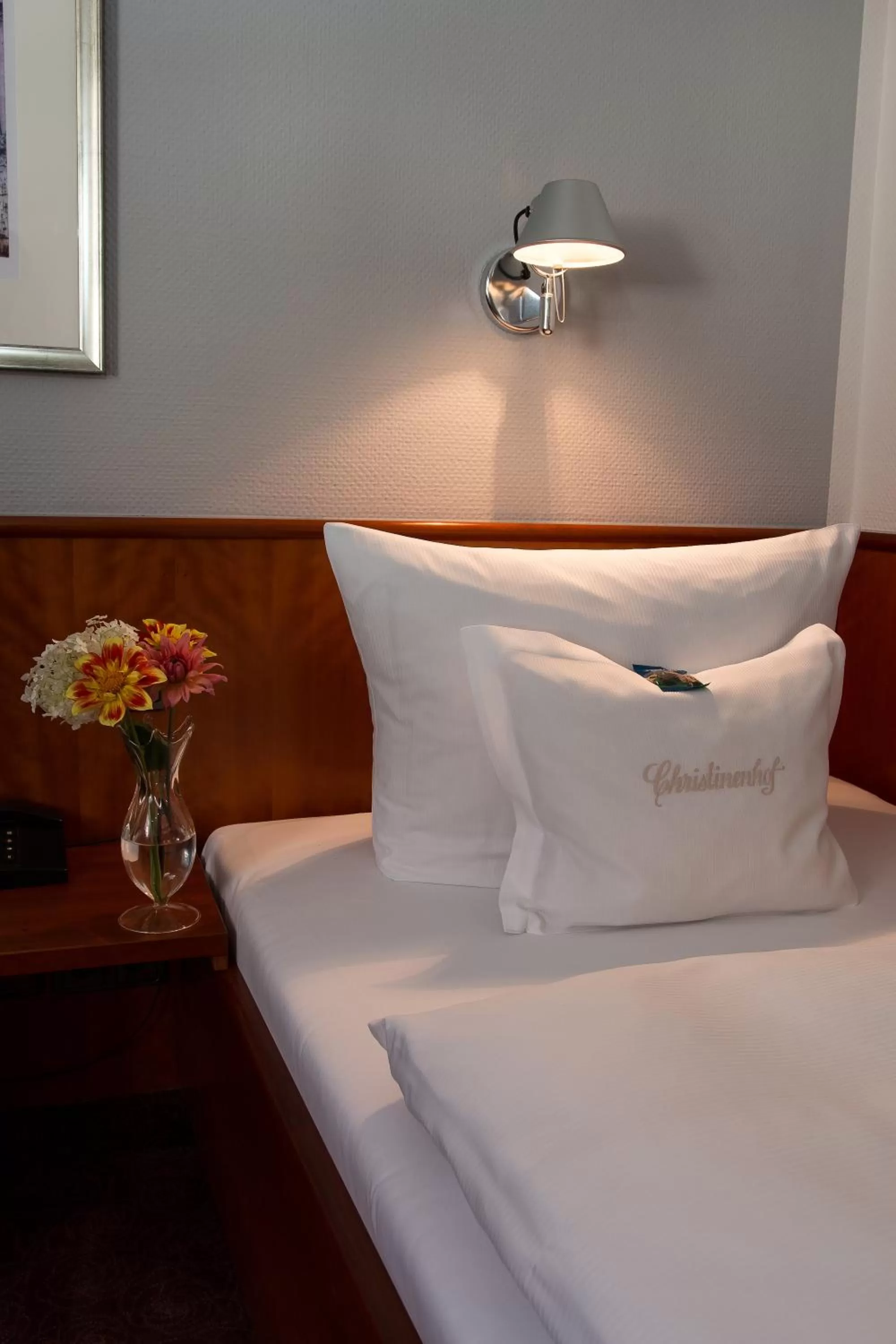 Bed in Historik Hotel Garni Christinenhof