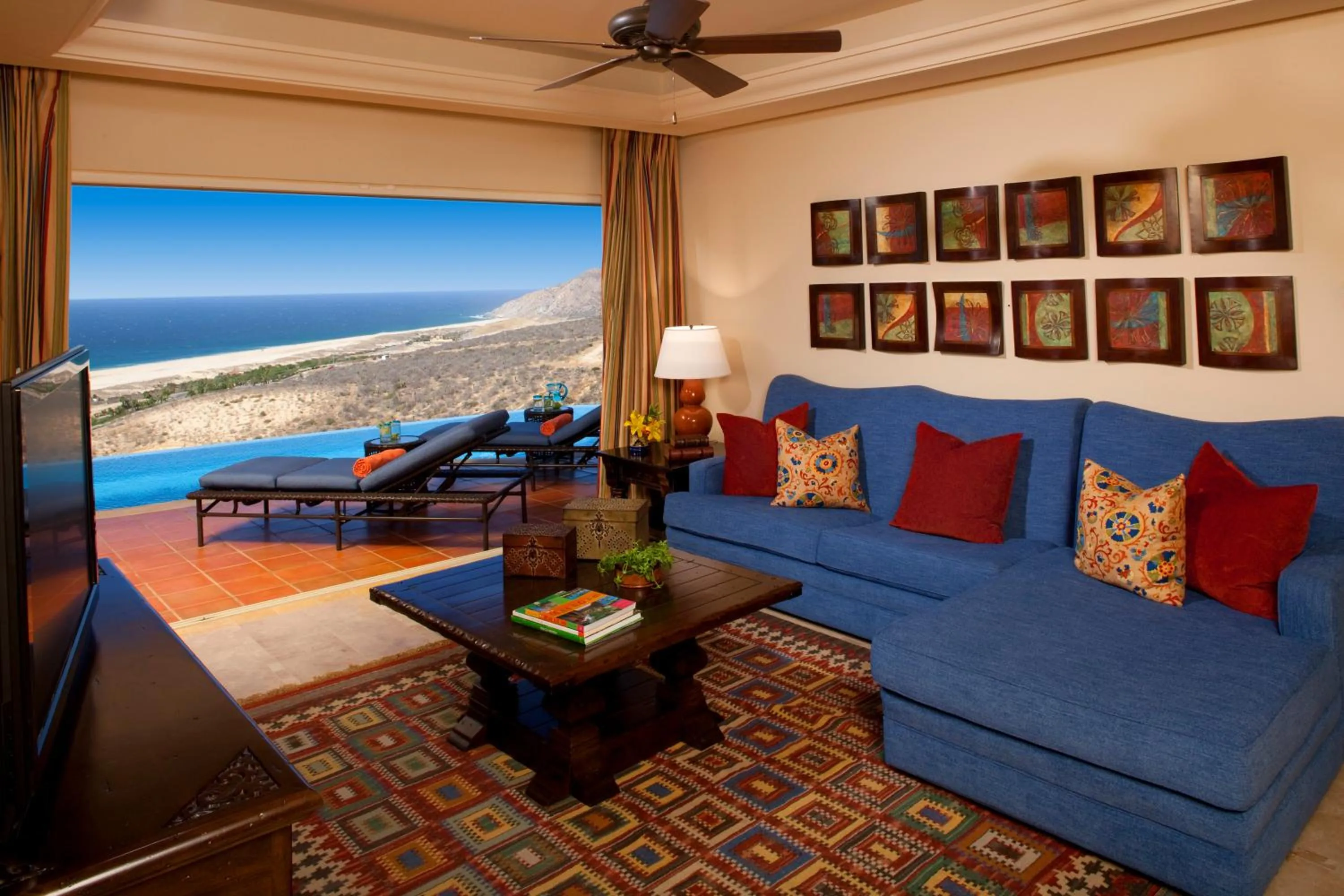 Living room in Montecristo Villas at Quivira Los Cabos -Vacation Rentals