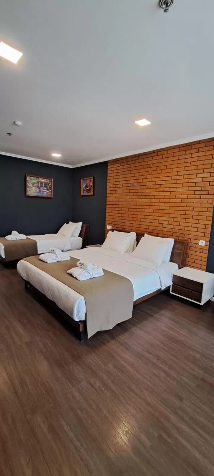 Family, Bed in Bricks Hotel