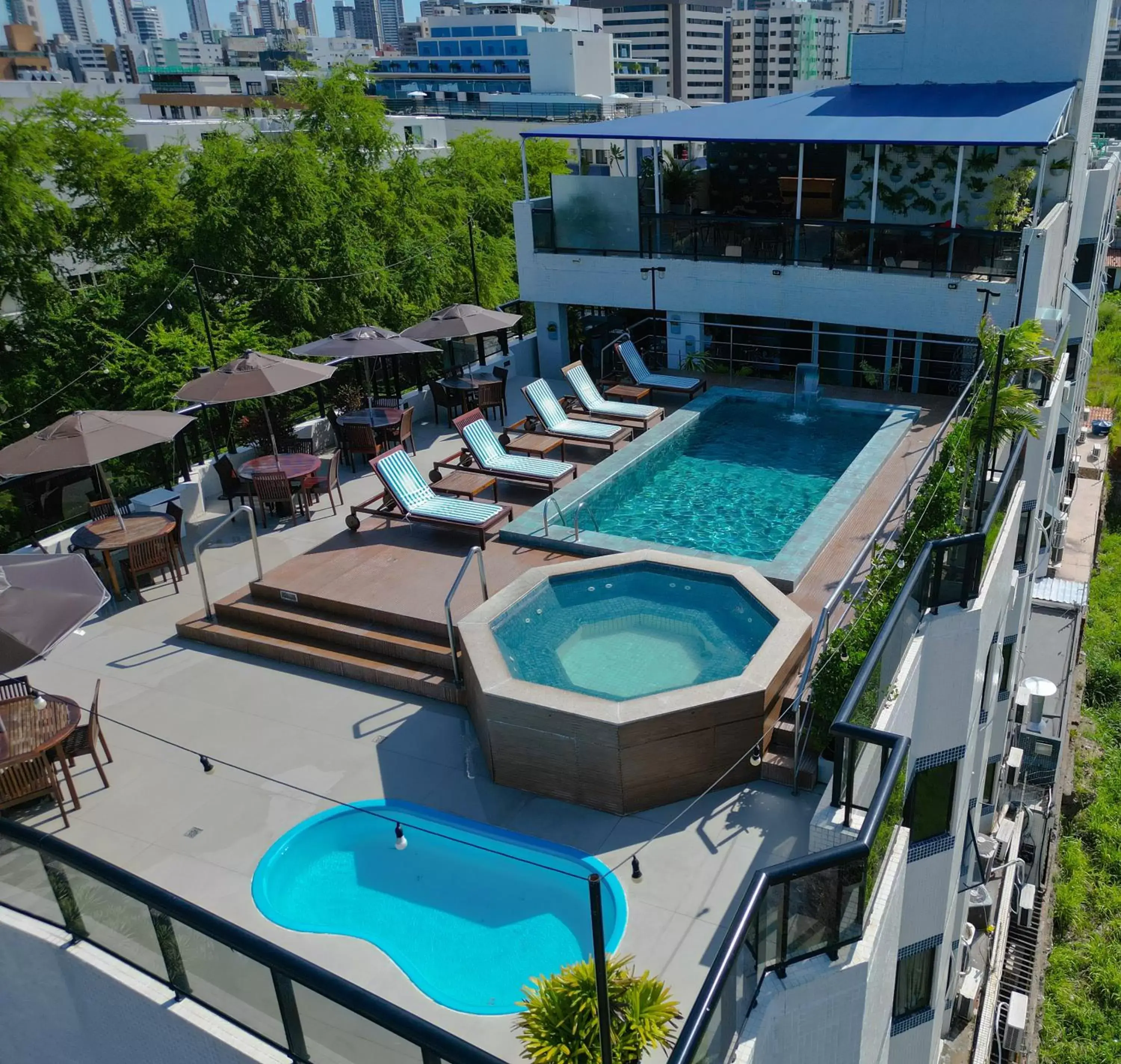 Swimming pool, Pool View in Atlântico Praia Hotel