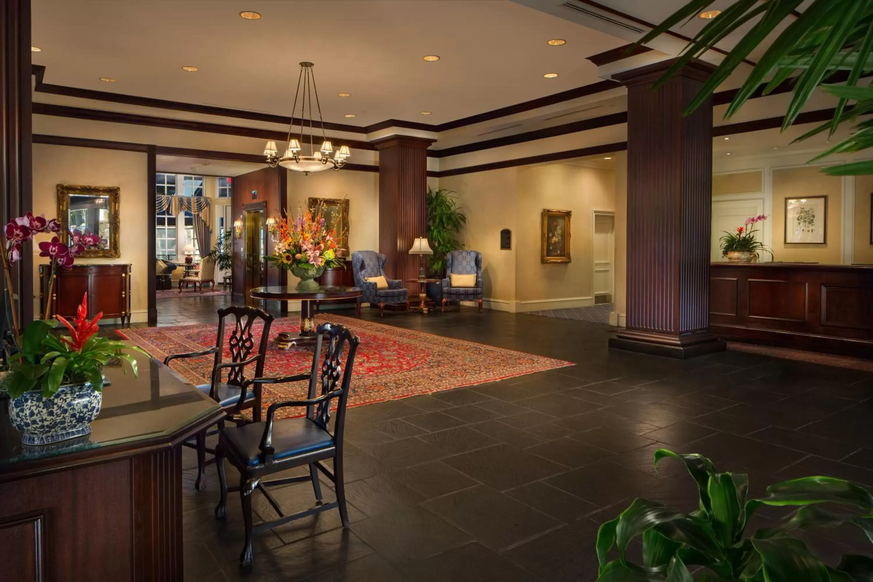 Lobby or reception in Washington Duke Inn & Golf Club