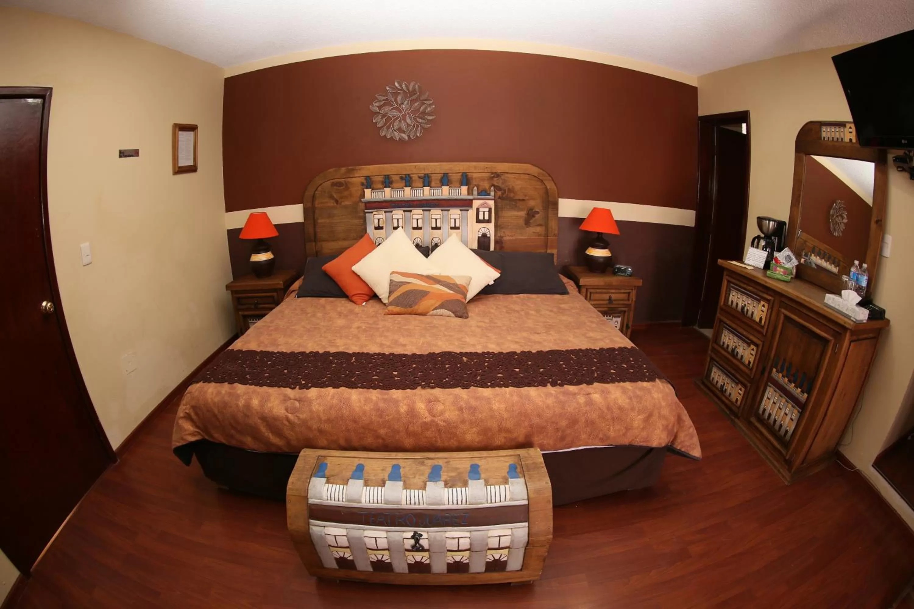 Bed in Hotel Chocolate Tradicional