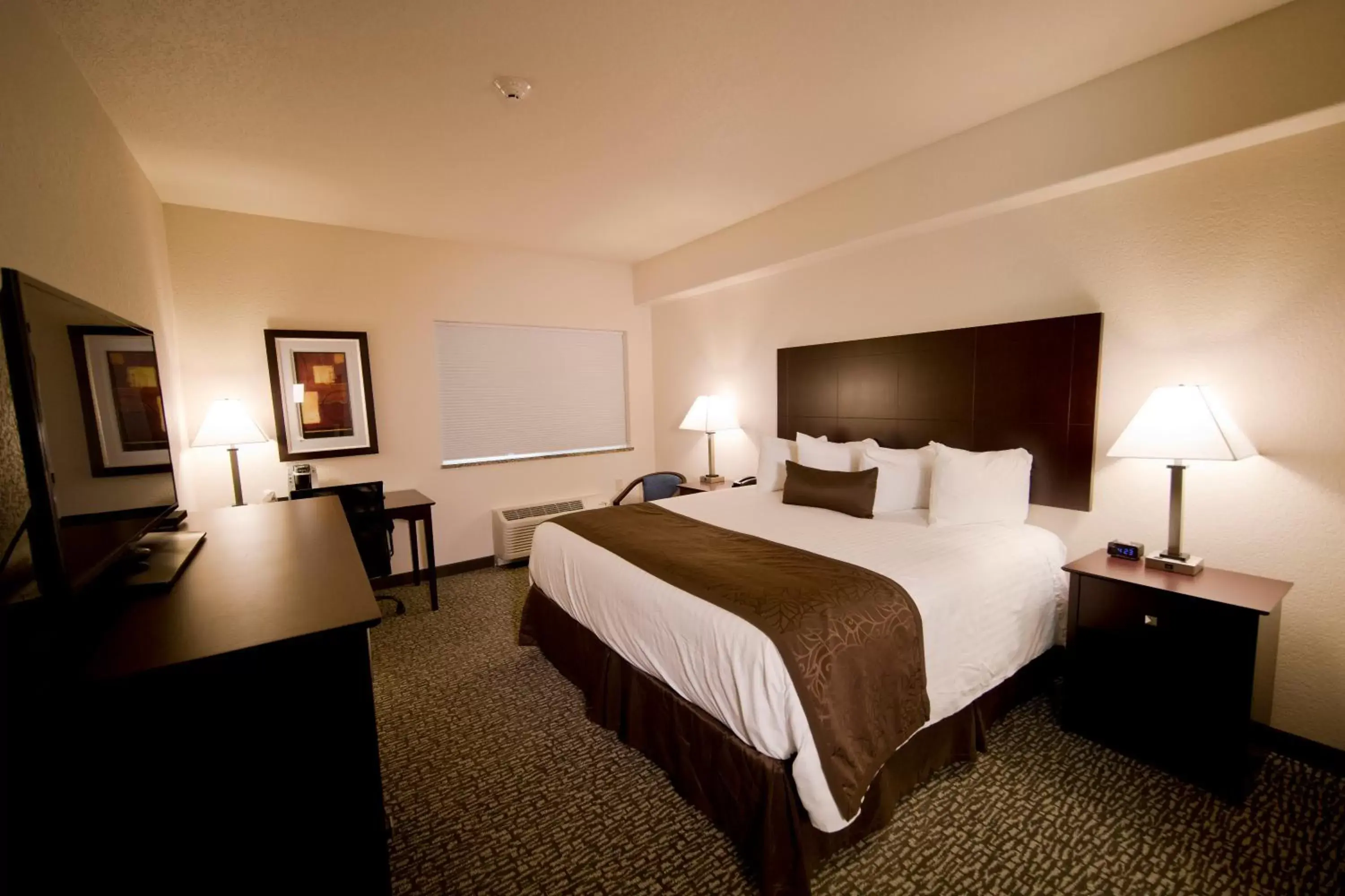 TV and multimedia, Bed in Cobblestone Inn & Suites – Manchester