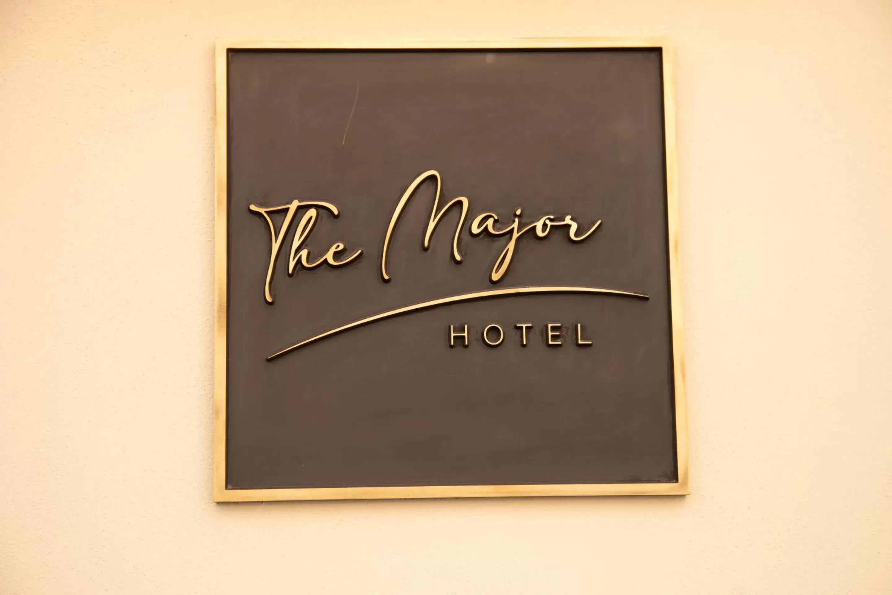 Property logo or sign in The Major Hotel