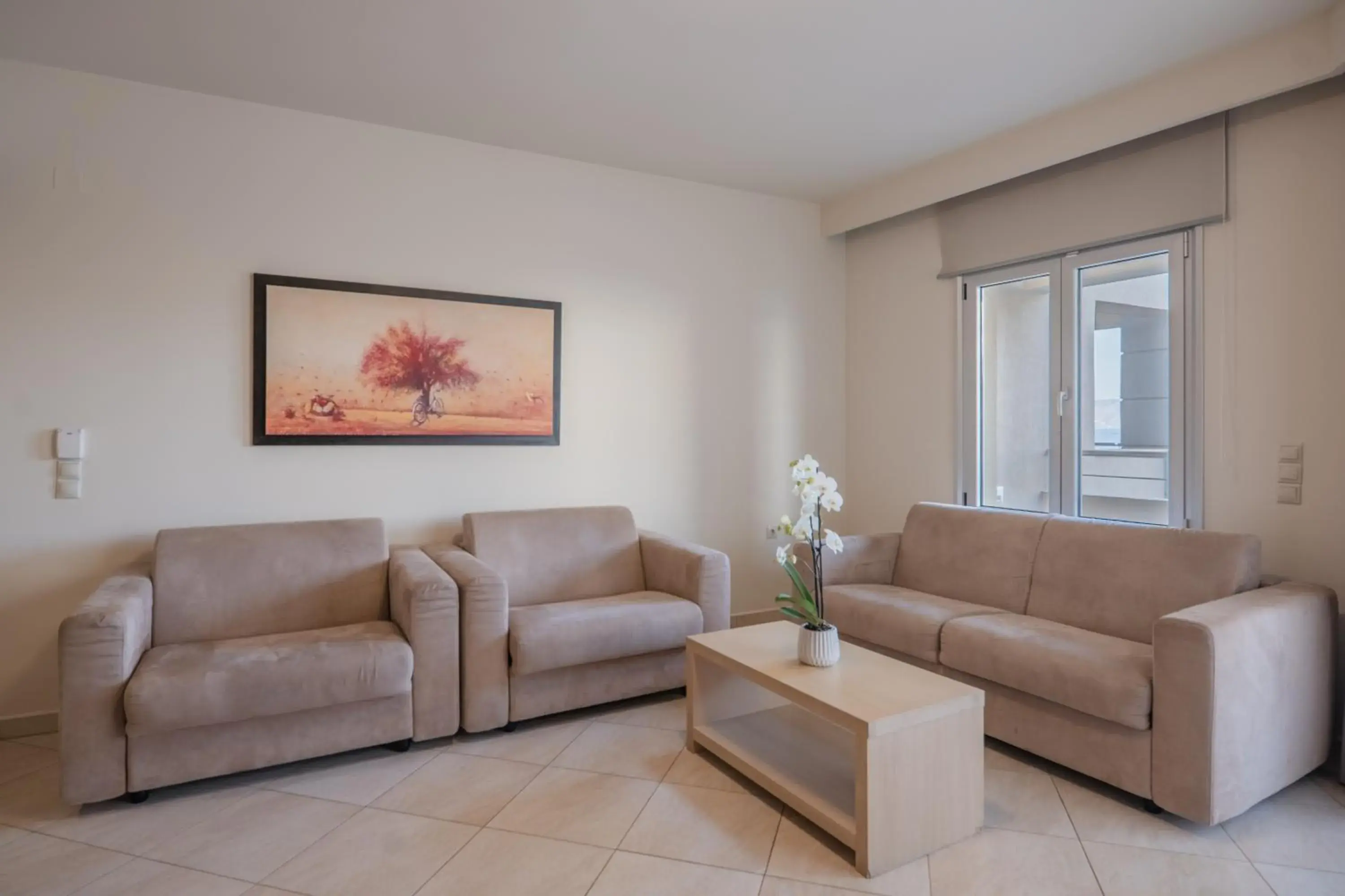 Living room, Seating Area in Molos Bay