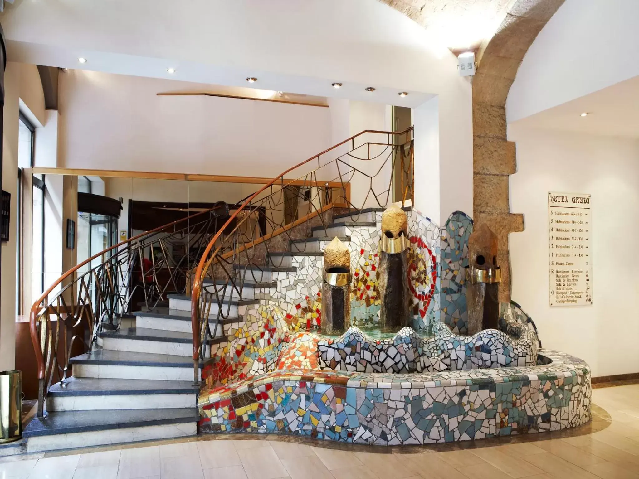 Lobby or reception in Gaudi Hotel
