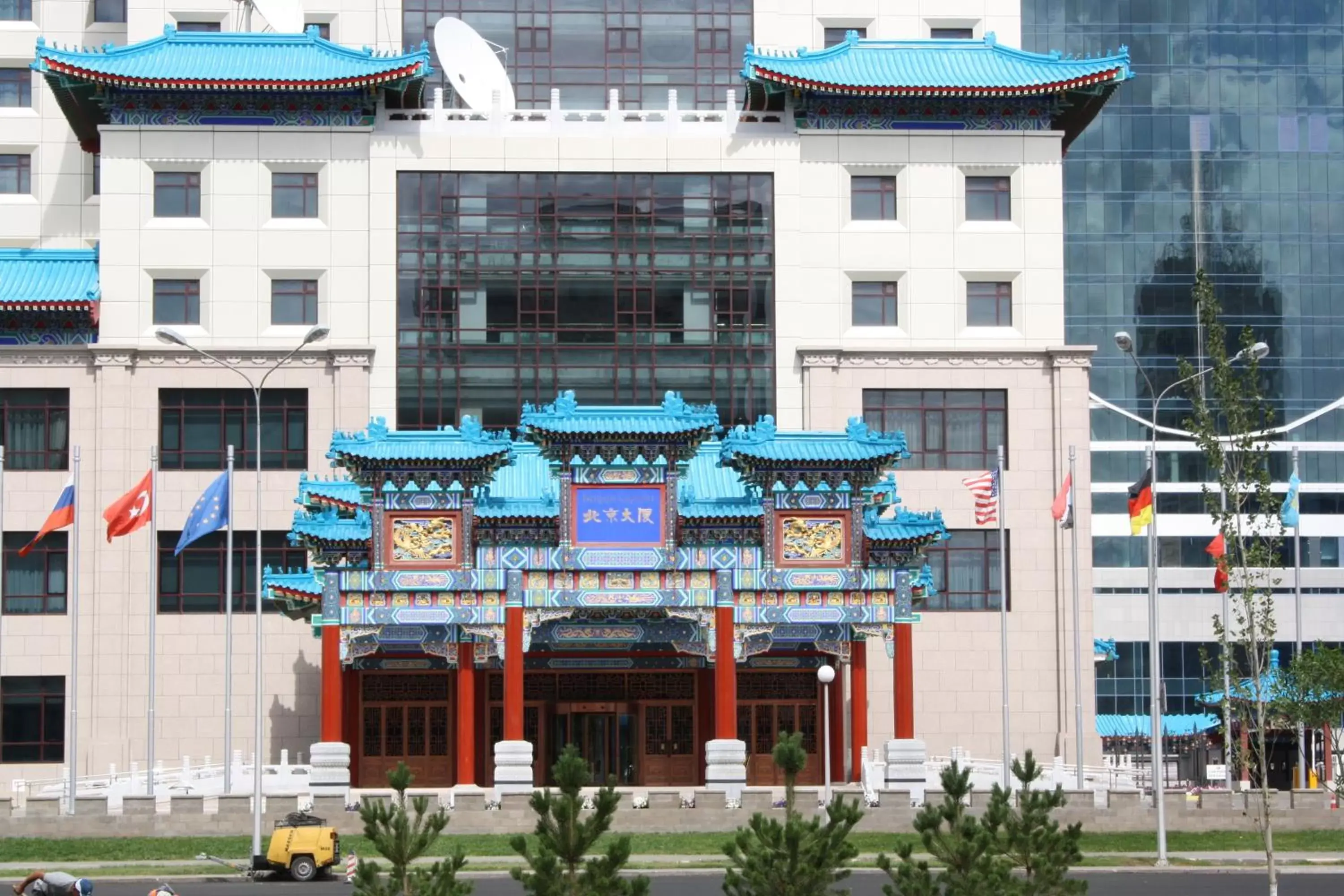 Facade/entrance, Property Building in Beijing Palace Soluxe Hotel Astana