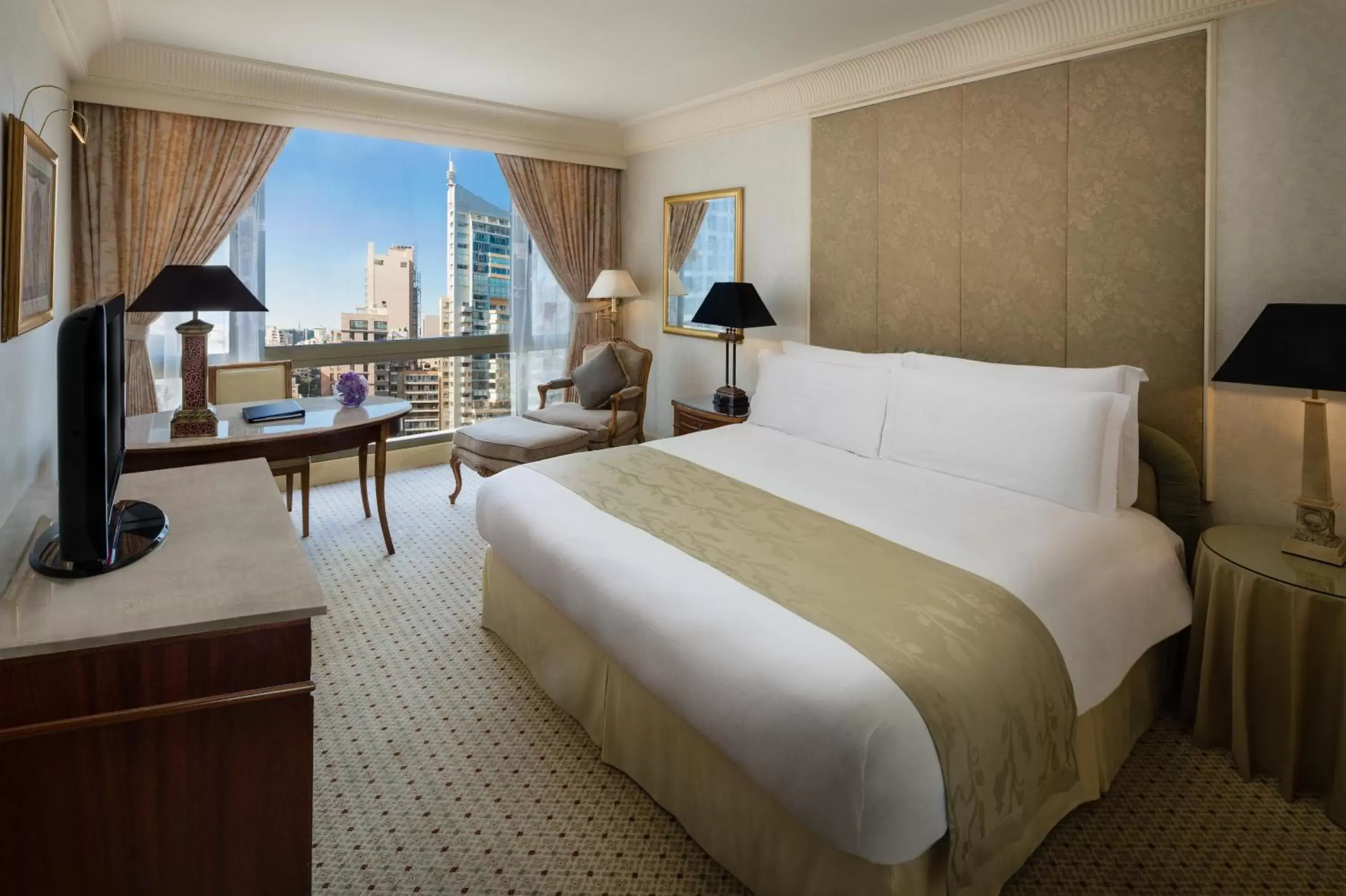 Bedroom, Bed in InterContinental Phoenicia Beirut by IHG Bedroom, Bed in InterContinental Phoenicia Beirut by IHG