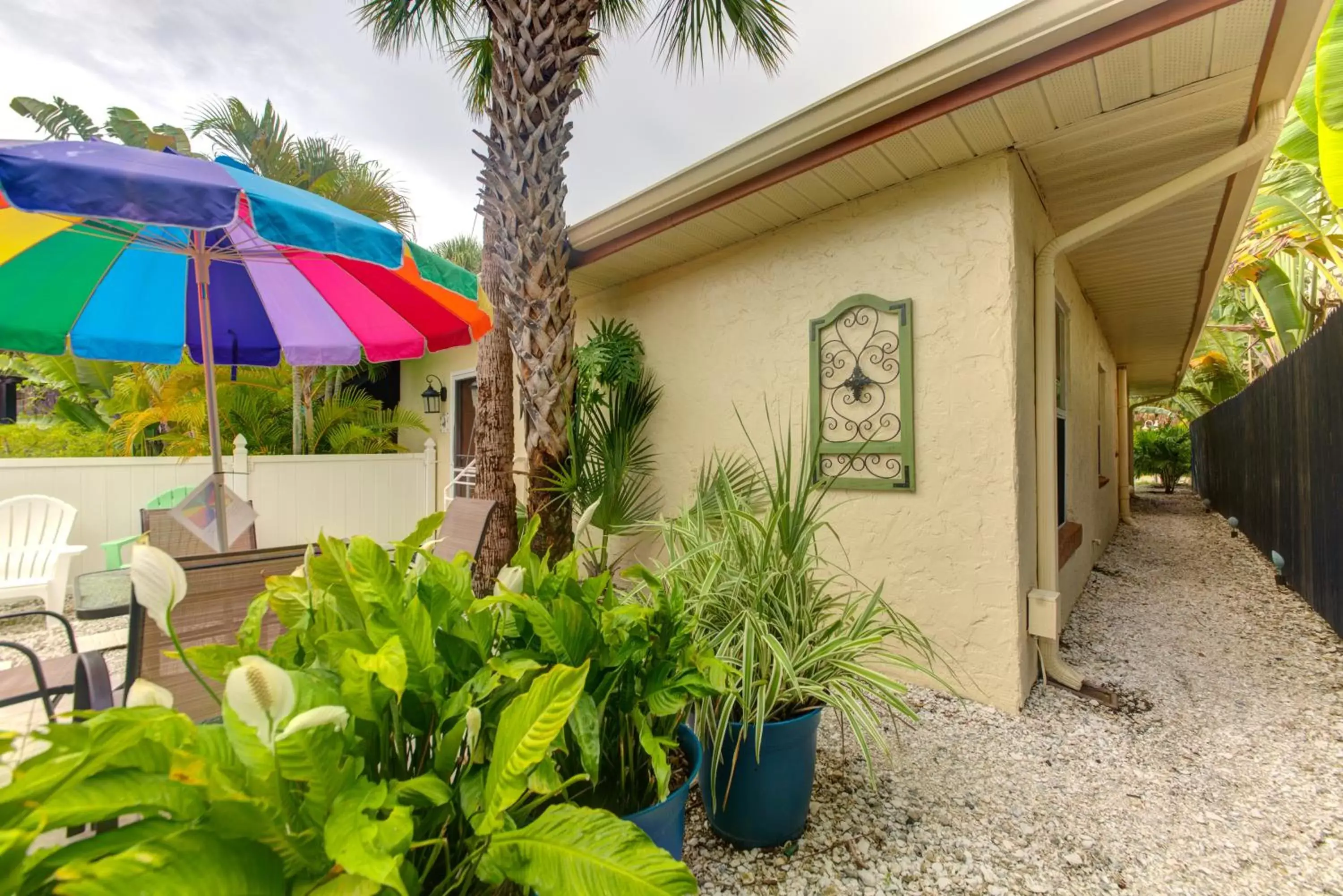 Patio in The Ringling Beach House