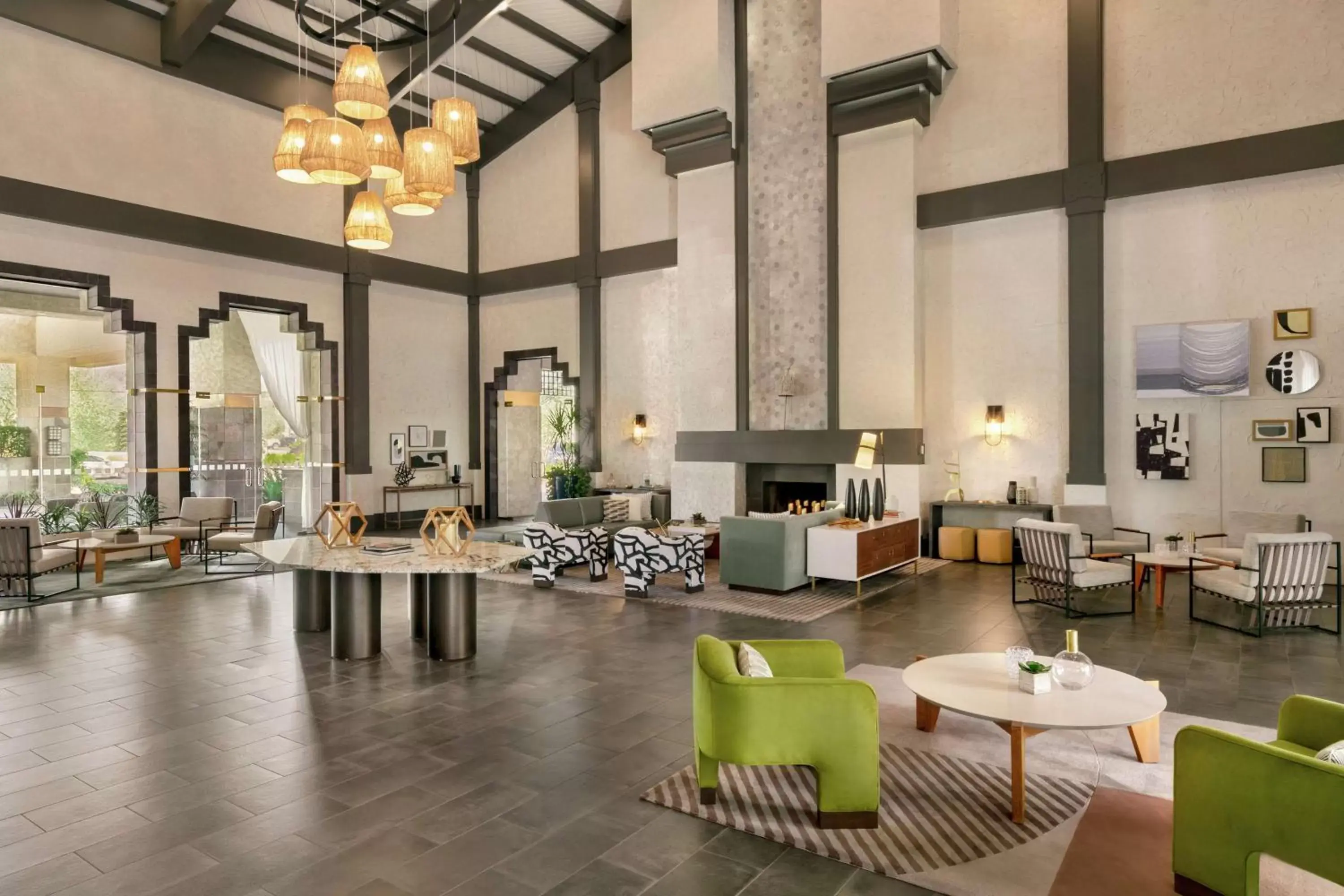 Lobby or reception, Restaurant/Places to Eat in Hilton Scottsdale Resort & Villas