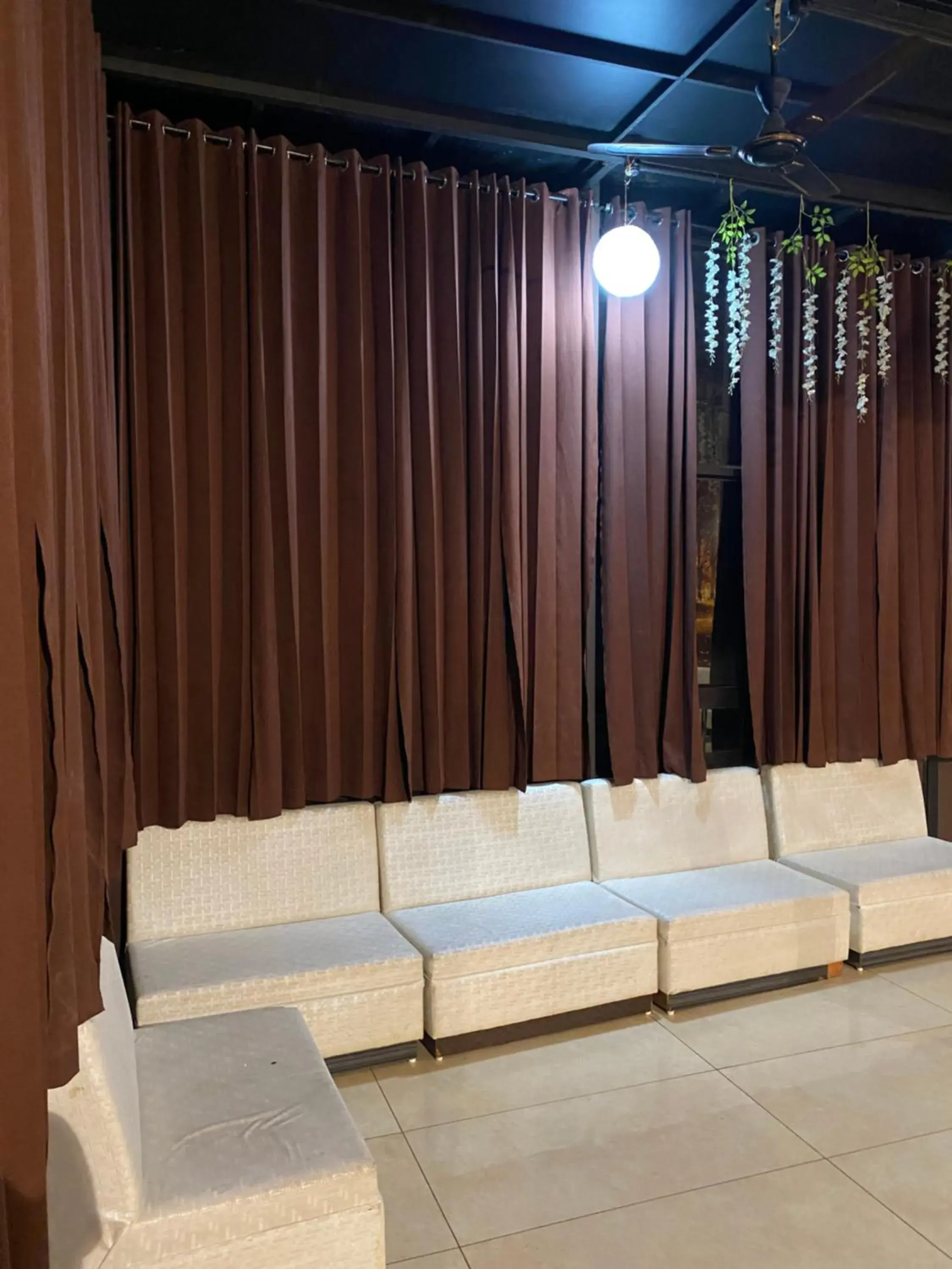 Seating area in SHANTI HERITAGE RESORT