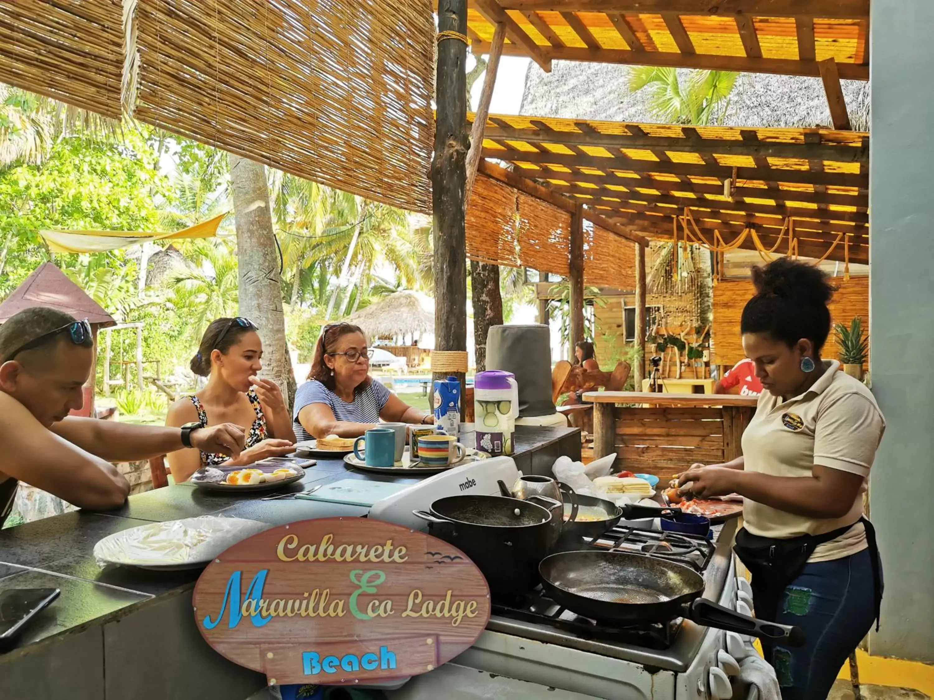 Staff in Cabarete Maravilla Eco Lodge Boutique Beach Surf & Kite