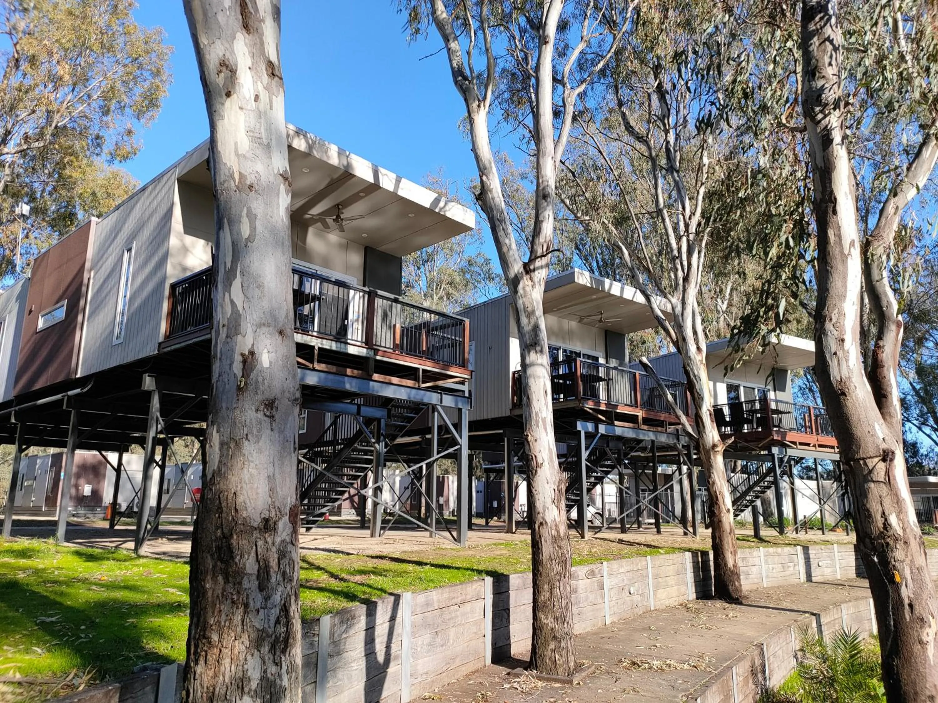 Balcony/Terrace in Discovery Parks - Maidens Inn Moama