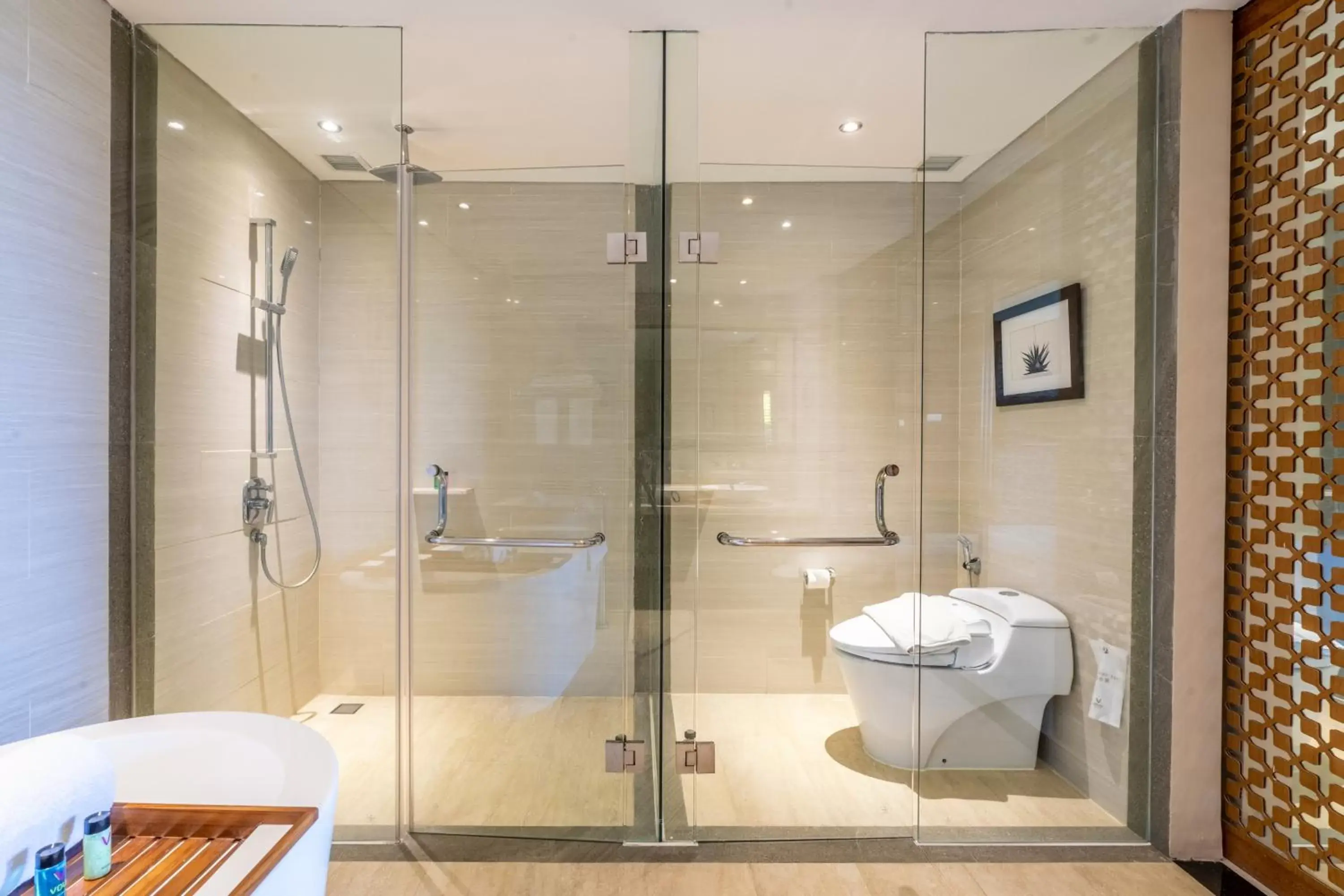 Shower, Bathroom in Vouk Hotel and Suites