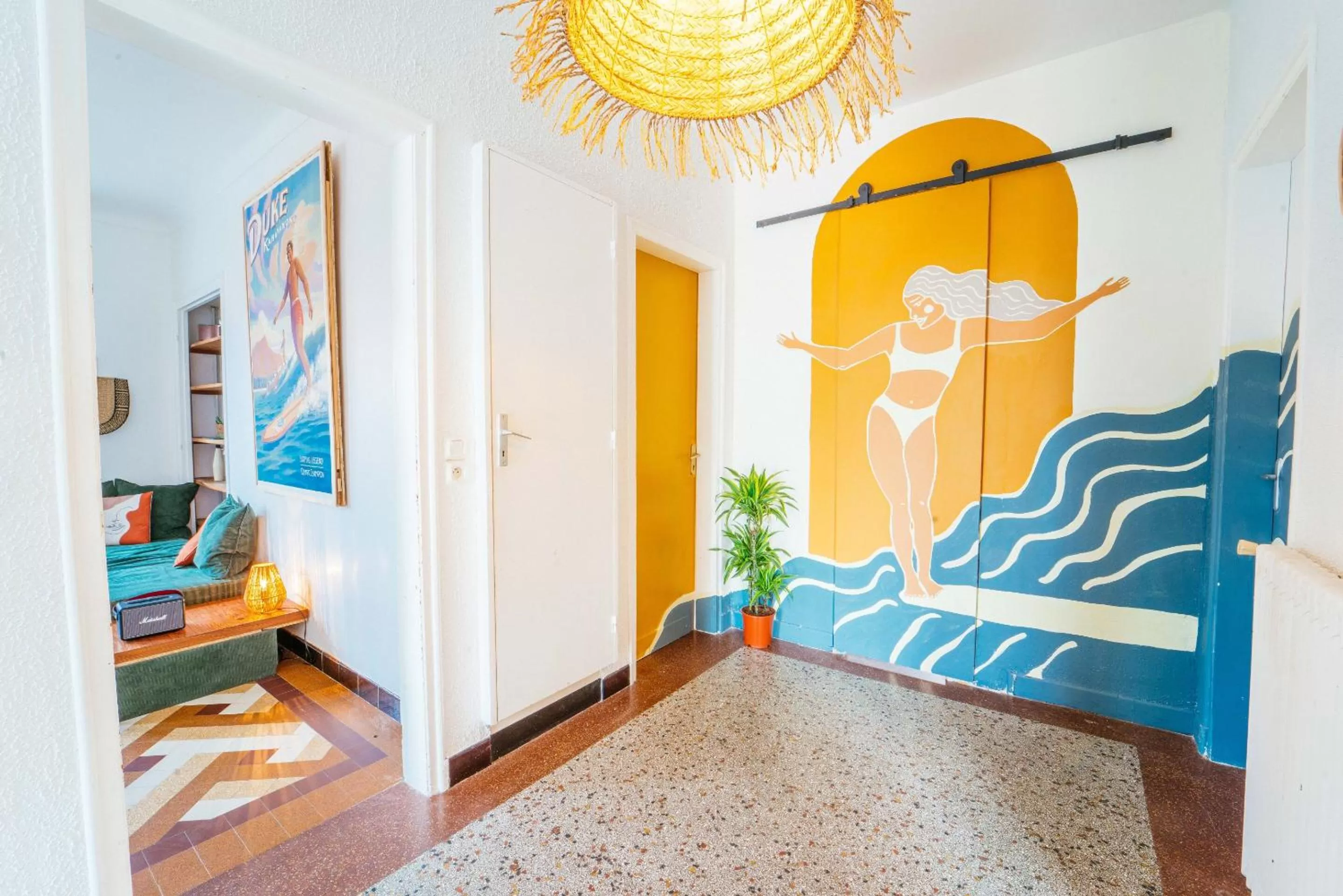 Lobby or reception in La Boga Surf House