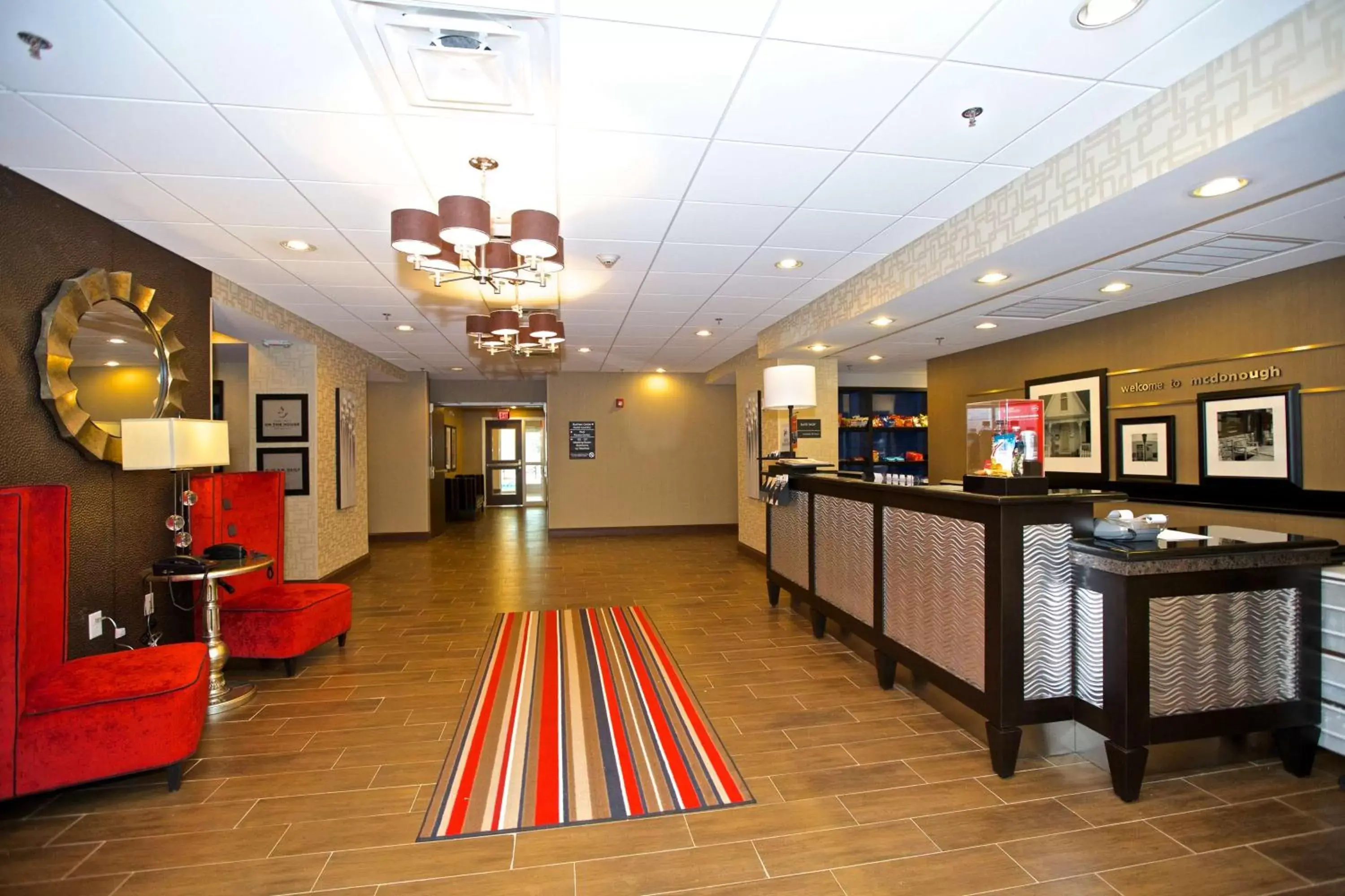 Lobby or reception, Lobby/Reception in Hampton Inn Atlanta McDonough