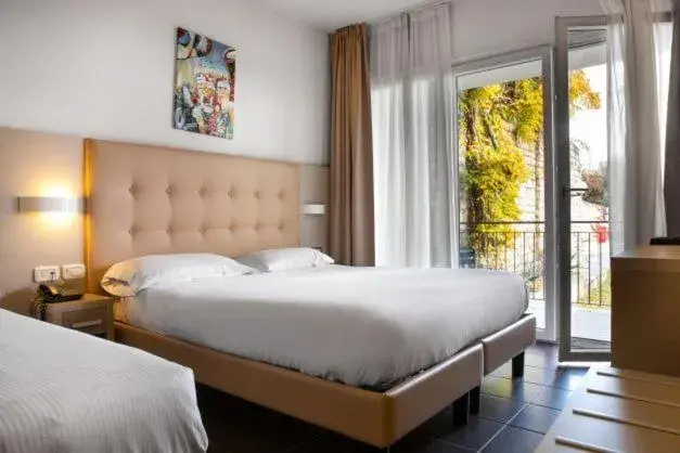 Bed in Hotel Belvedere