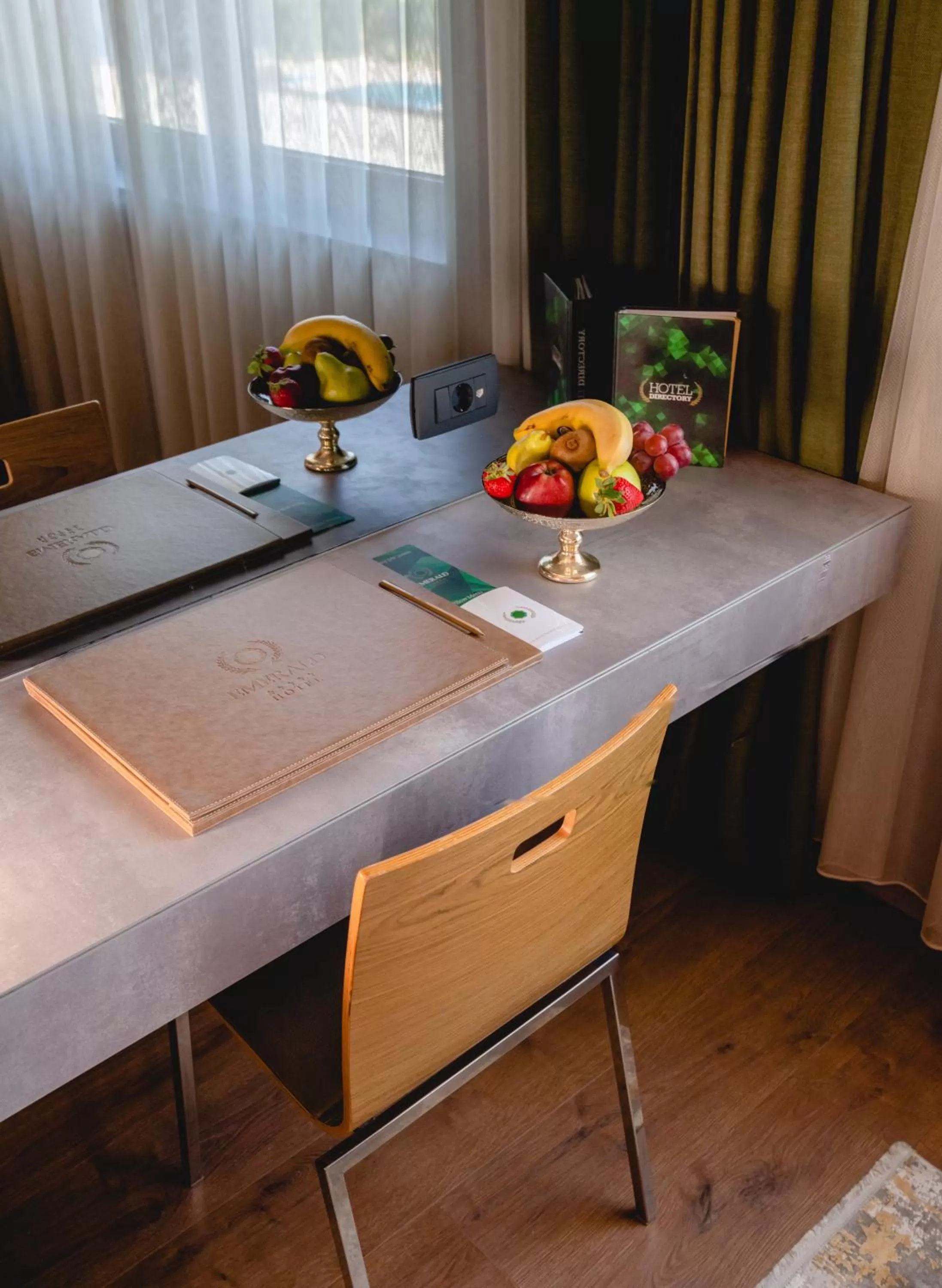 Seating area in Emerald Hotel