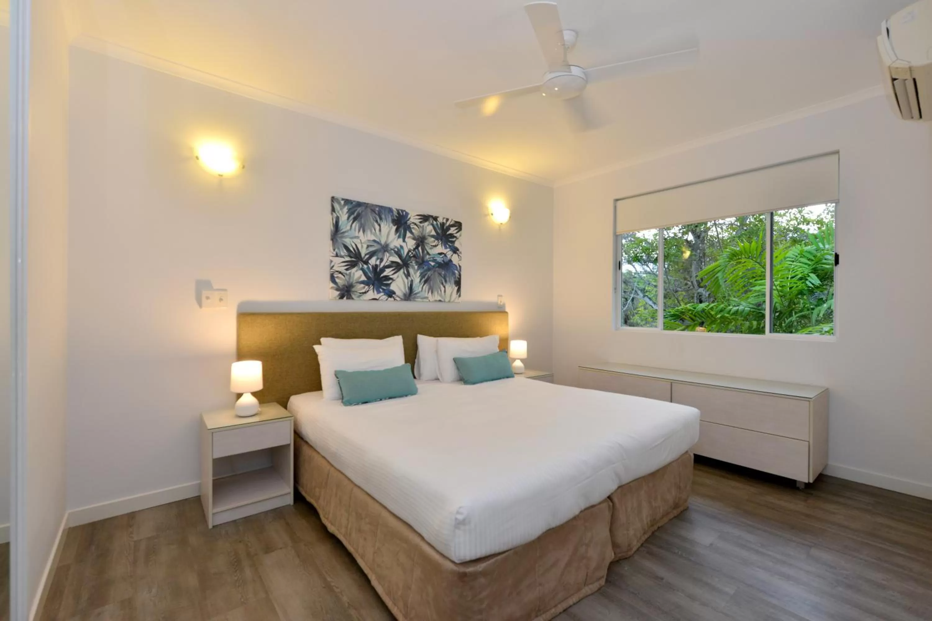 Bedroom, Bed in Beaches Holiday Apartments - Official Onsite Reception & Check In