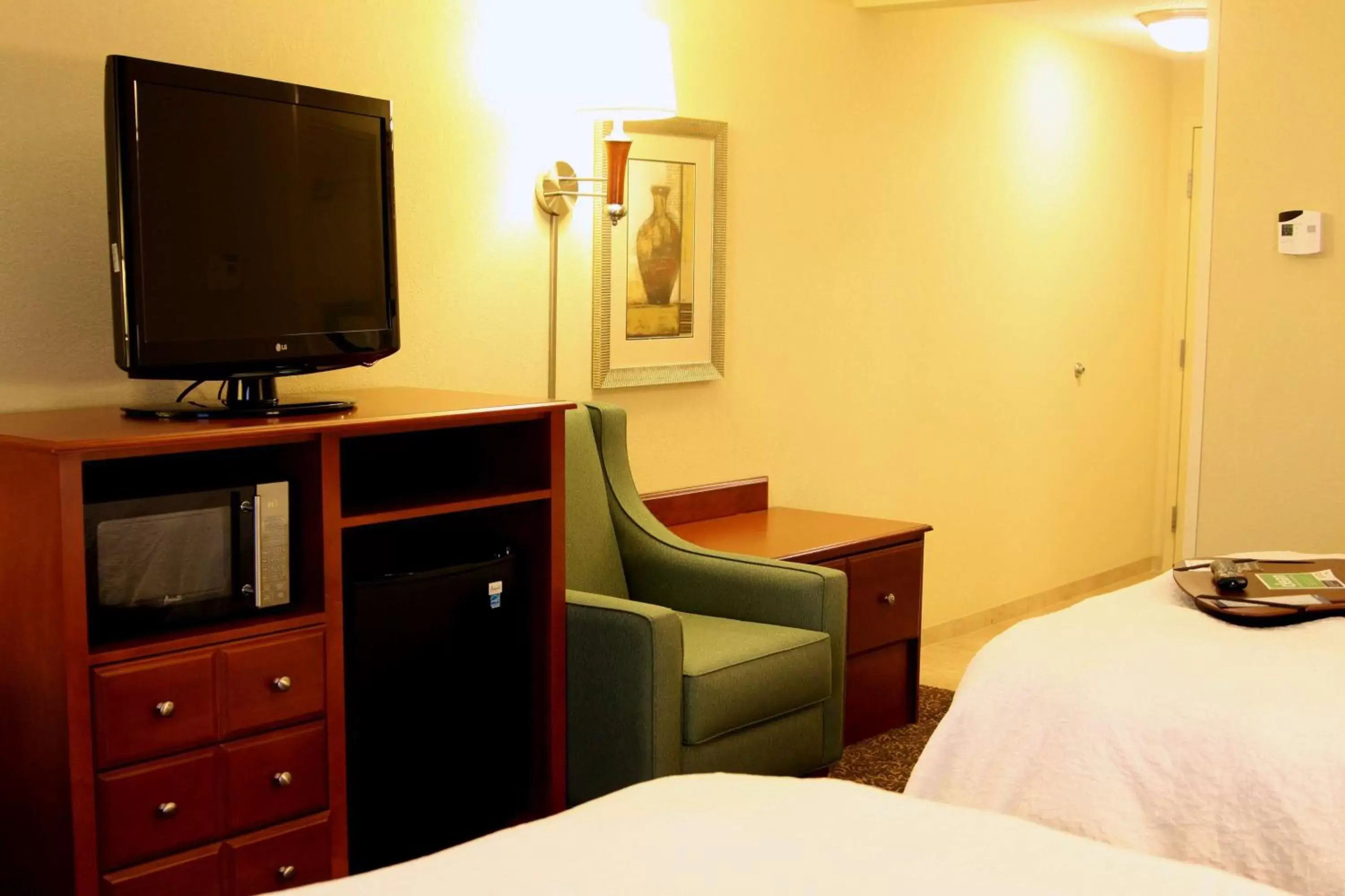 Bed, TV/Entertainment Center in Hampton Inn & Suites Paducah