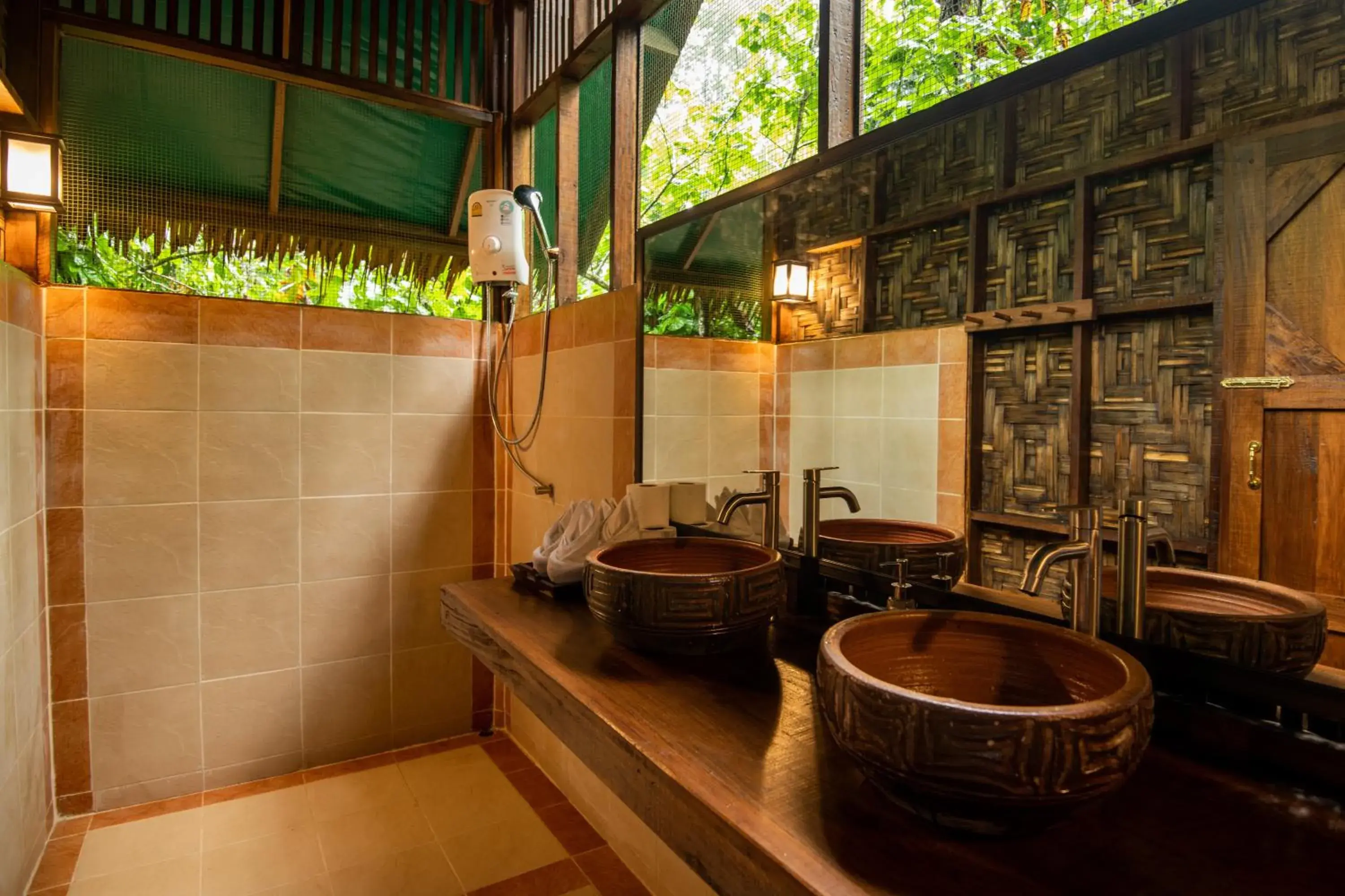 Bathroom in Our Jungle Camp - Eco Resort SHA Certified