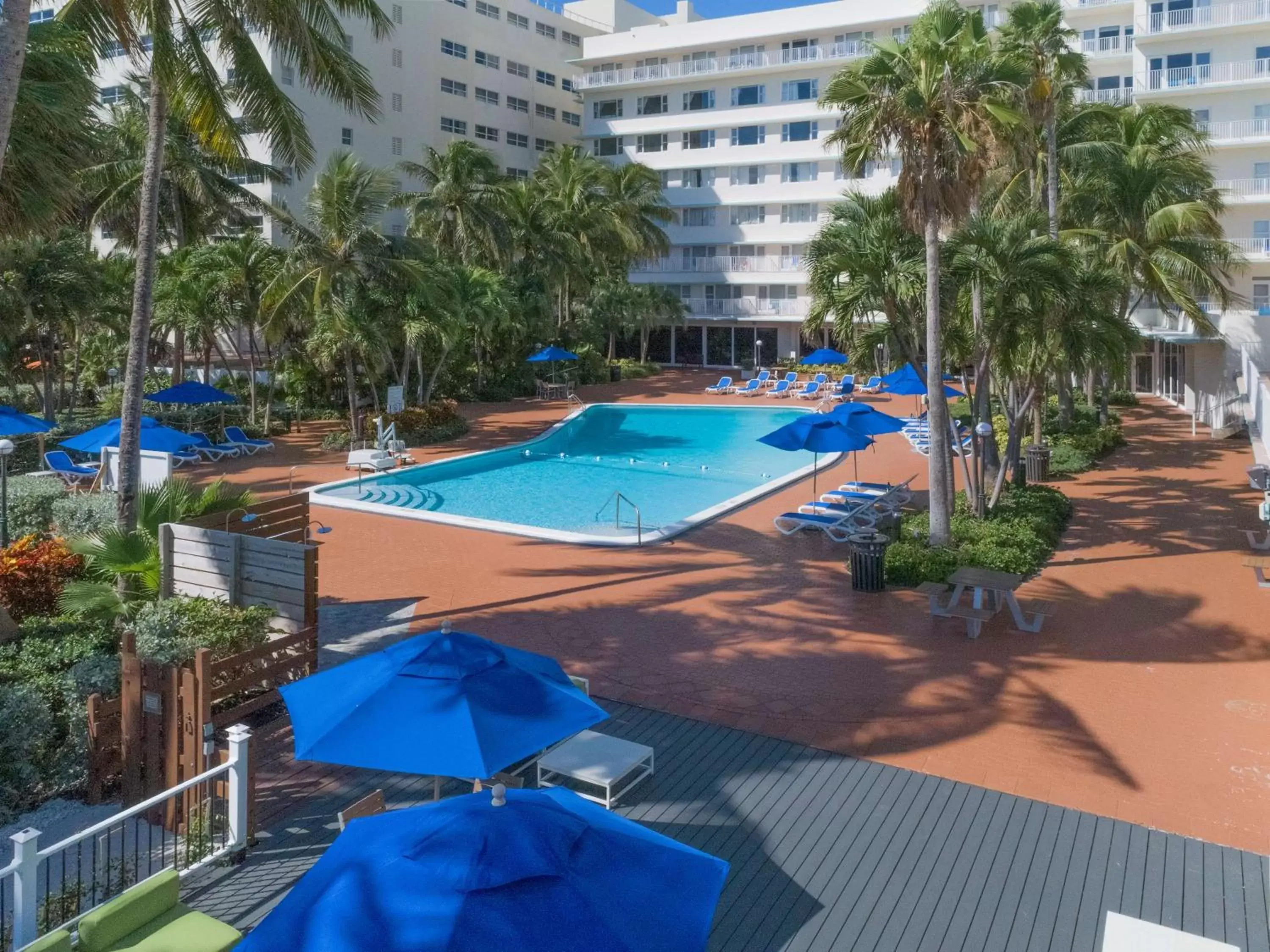 Pool View in Radisson Resort Miami Beach
