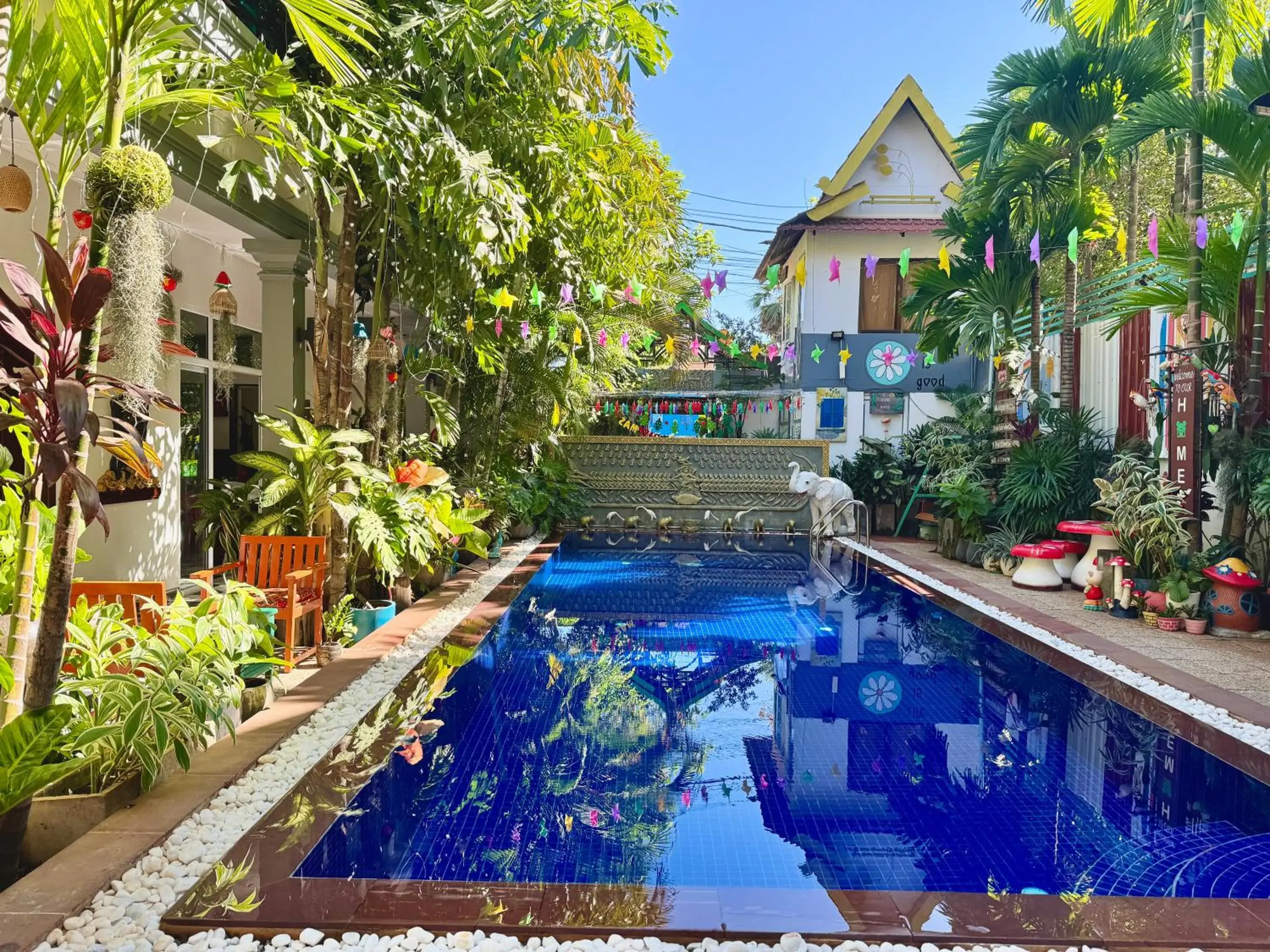 Swimming Pool in Asanak D'Angkor Boutique Hotel