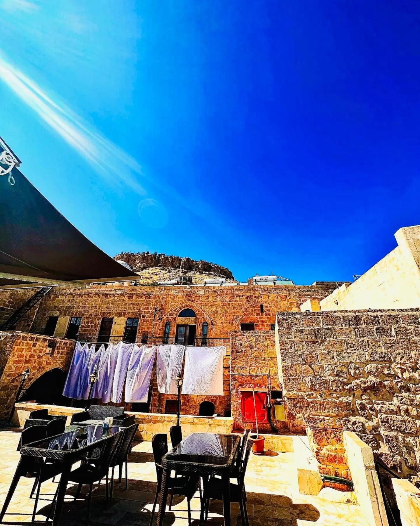 Patio in Fairouz Konak Otel