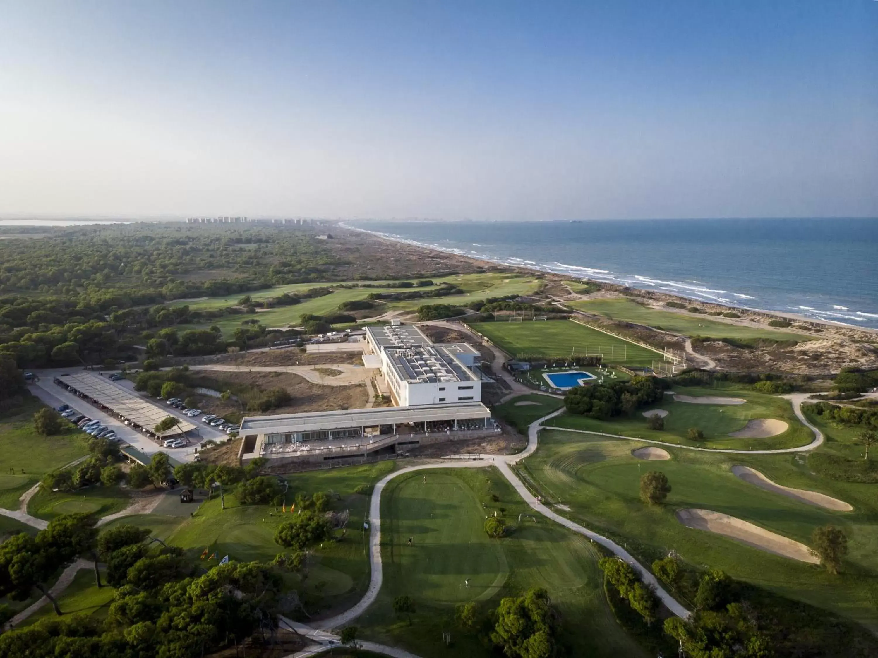 Beach, Bird's-eye View in Parador de El Saler