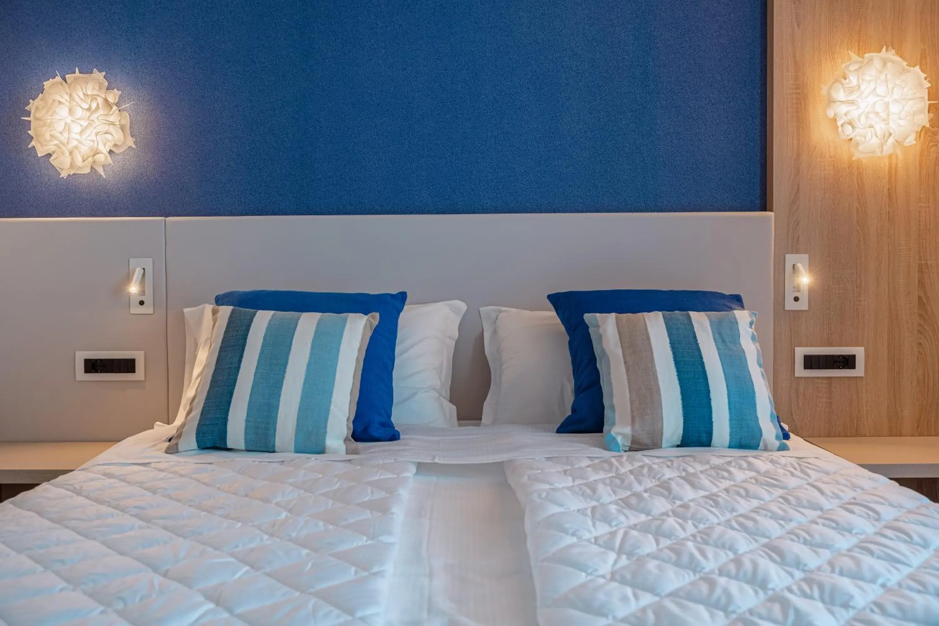 Bed in Hotel Galassia Suites & Spa