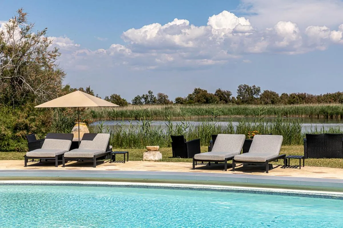 Swimming Pool in Auberge Cavaliere du Pont des Bannes