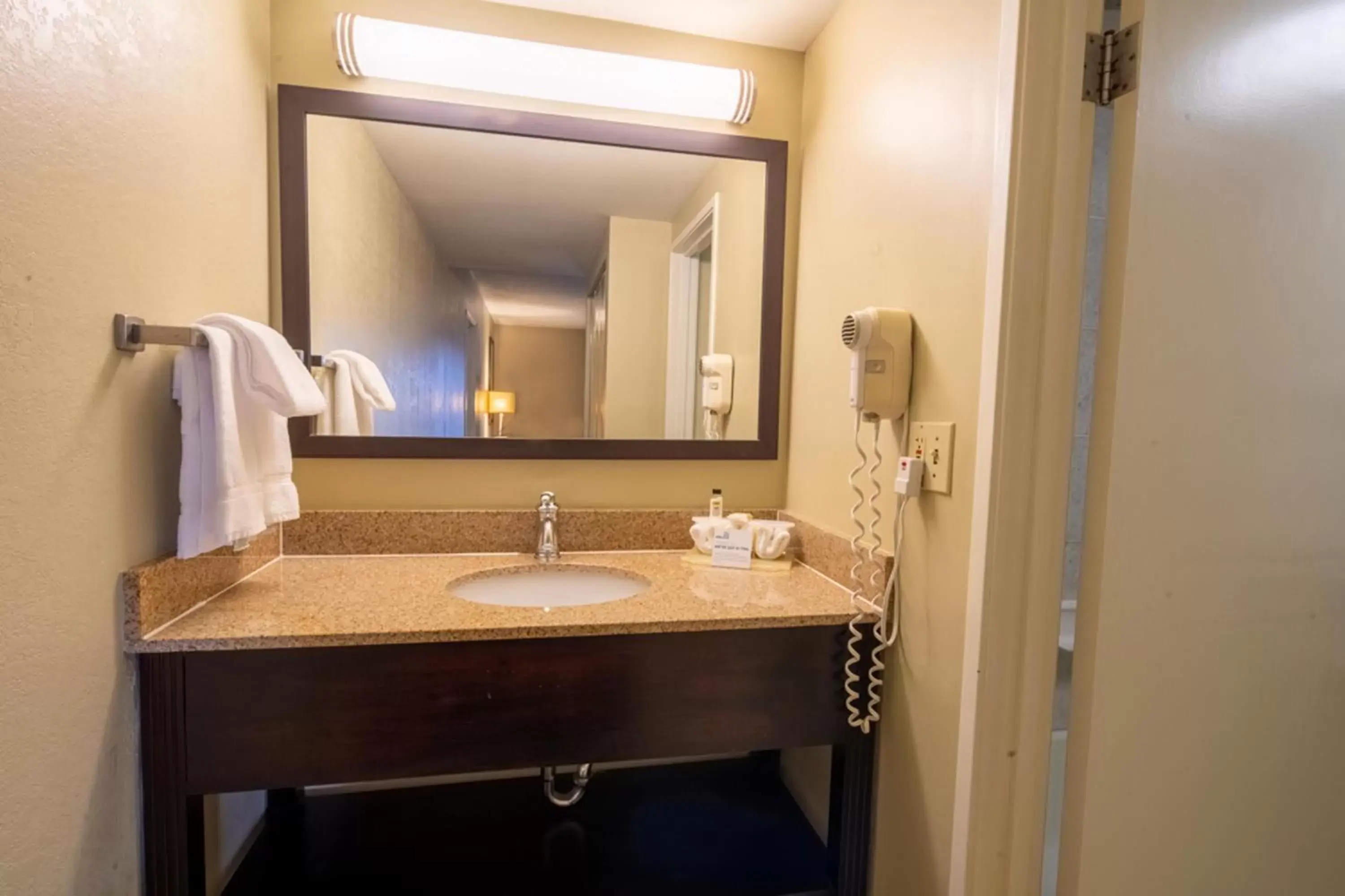 Bathroom in Holiday Inn Express Hotel & Suites Pittsburgh Airport, an IHG Hotel