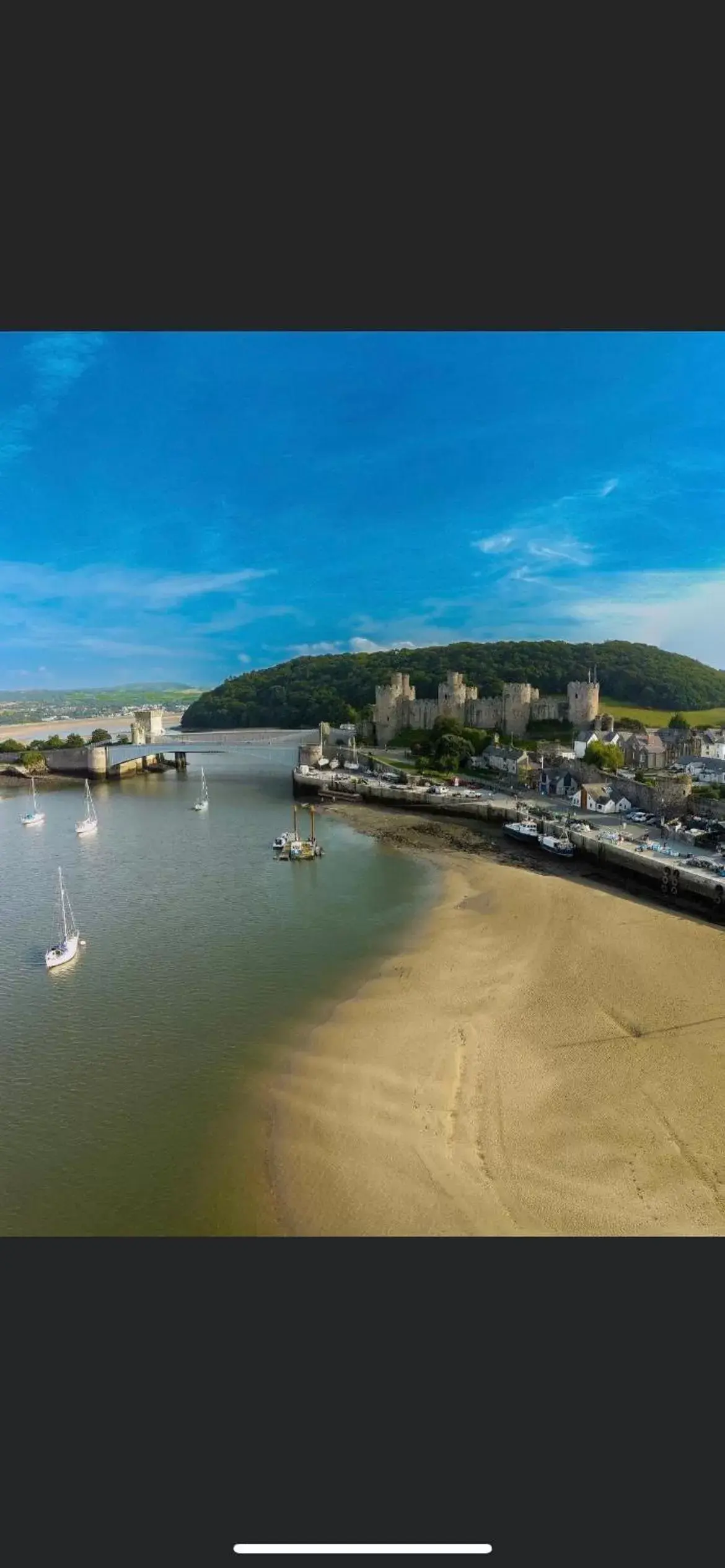 Nearby landmark, Bird's-eye View in King's Suite at The Copthorne, Colwyn Bay, LL29 7YP